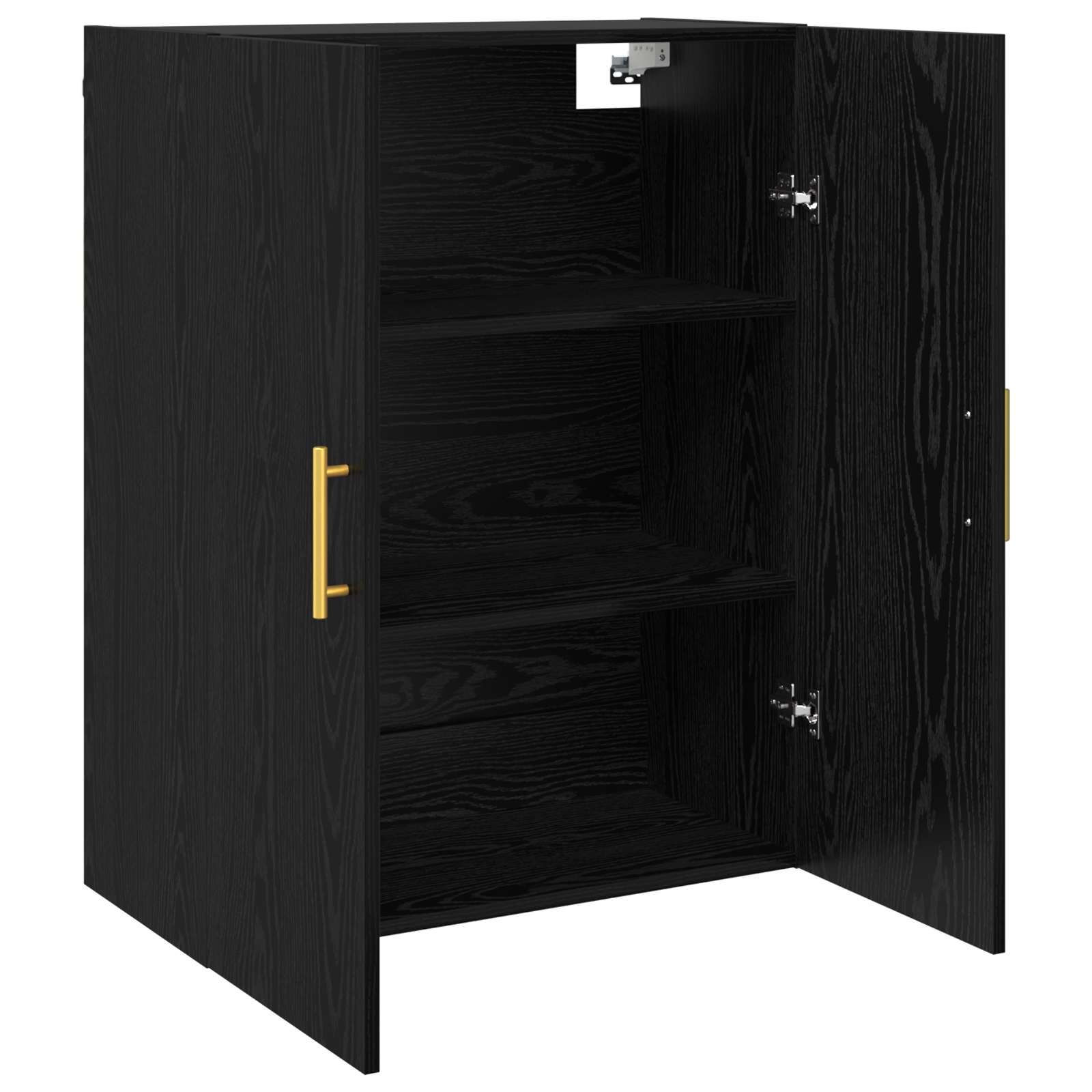 Armoire Murale Montage mural 2 pcs Chêne noir 69,5 x 34 x 90 cm - XIOS