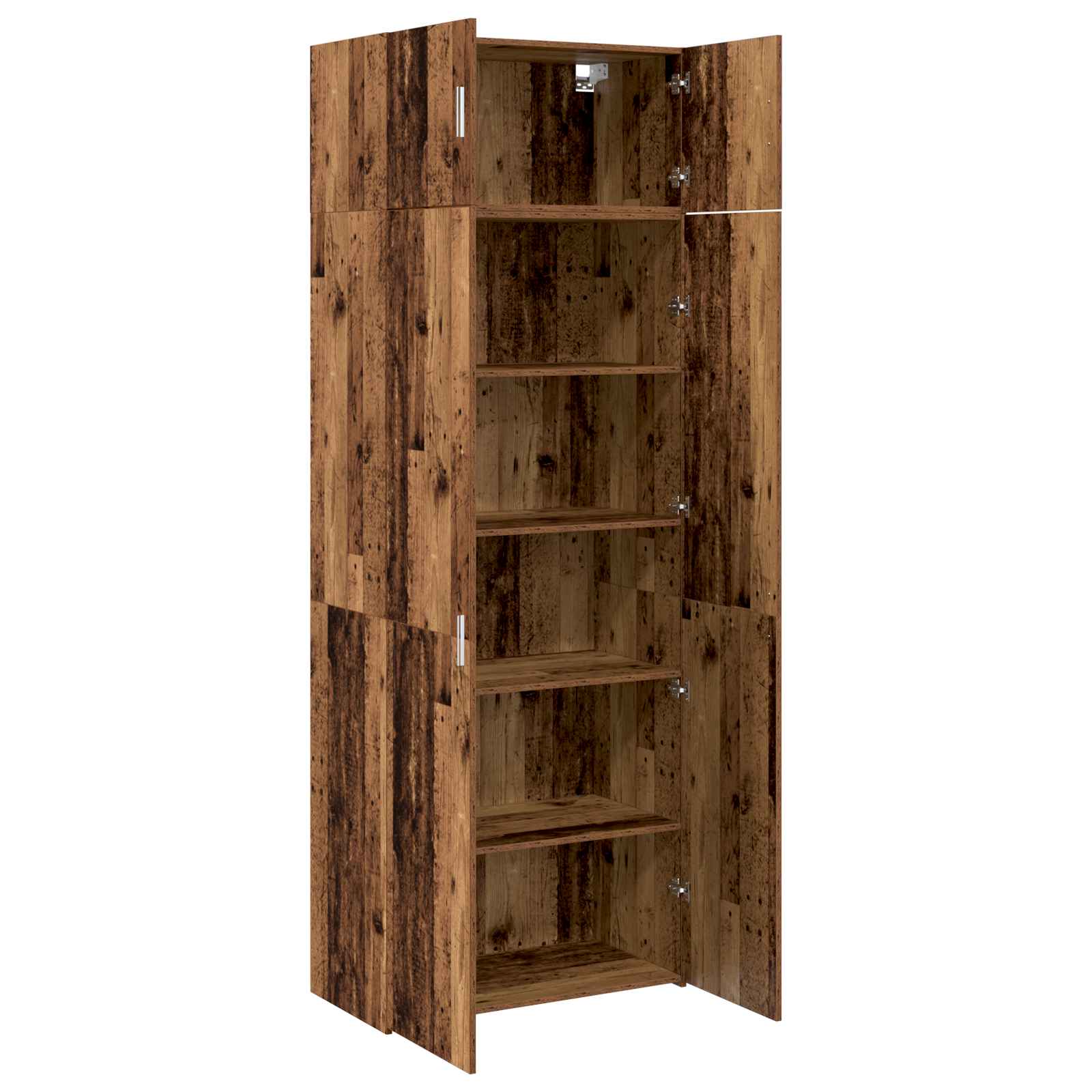 Armoire de rangement 3 pcs Bois ancien - XIOS