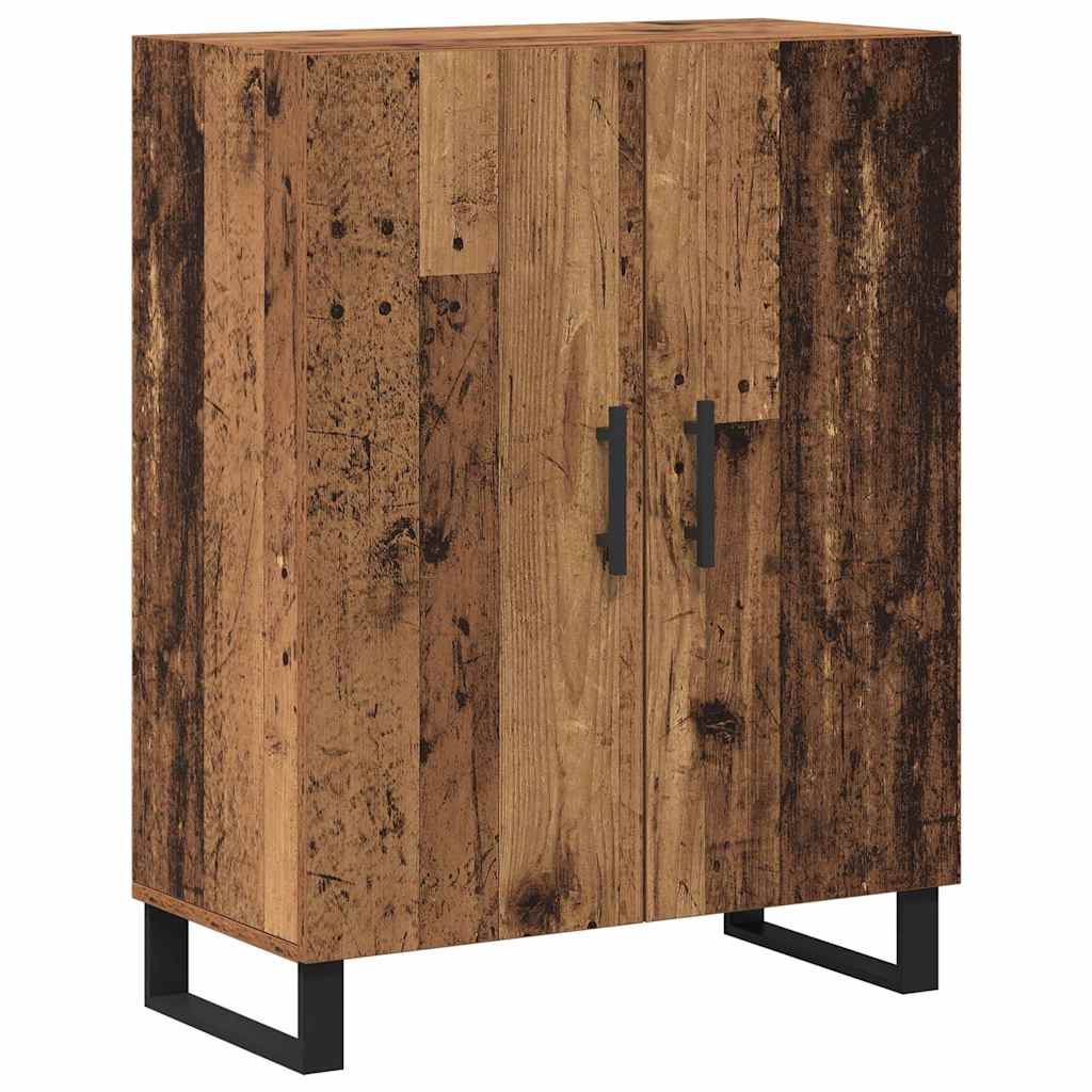 Haut Armoire 2 pcs Bois ancien Bois d'ingénierie - XIOS