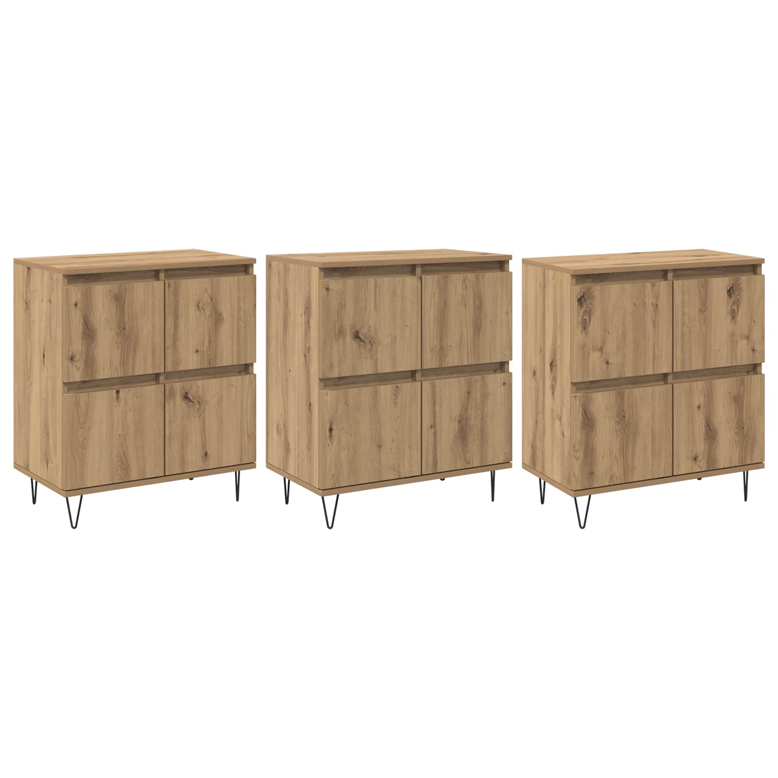 Buffets 3 pc Chêne artisanal - XIOS