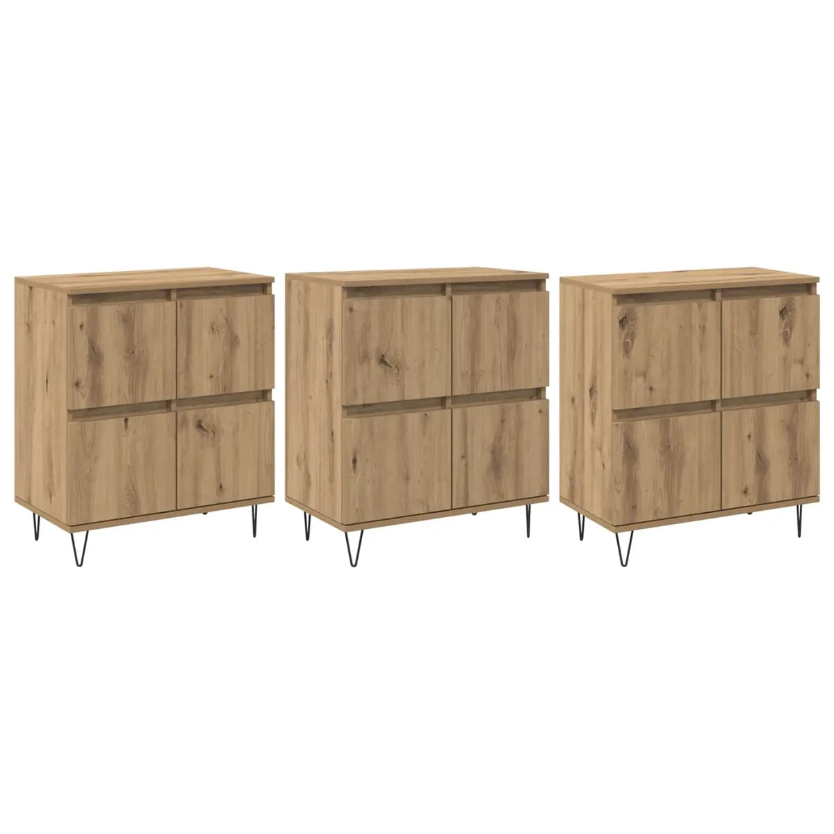 Buffets 3 pc Chêne artisanal - XIOS