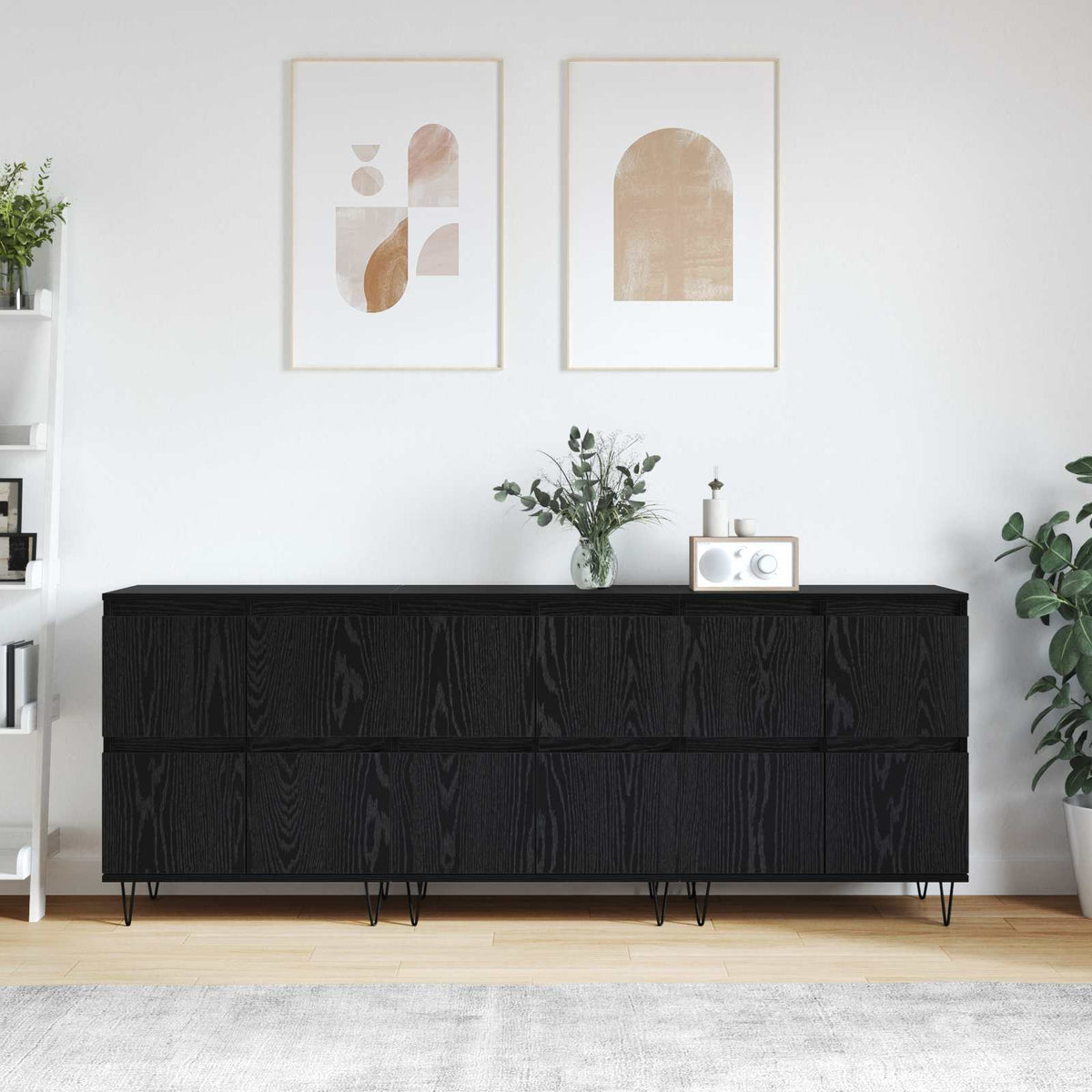Buffets 3 pc Chêne noir - XIOS