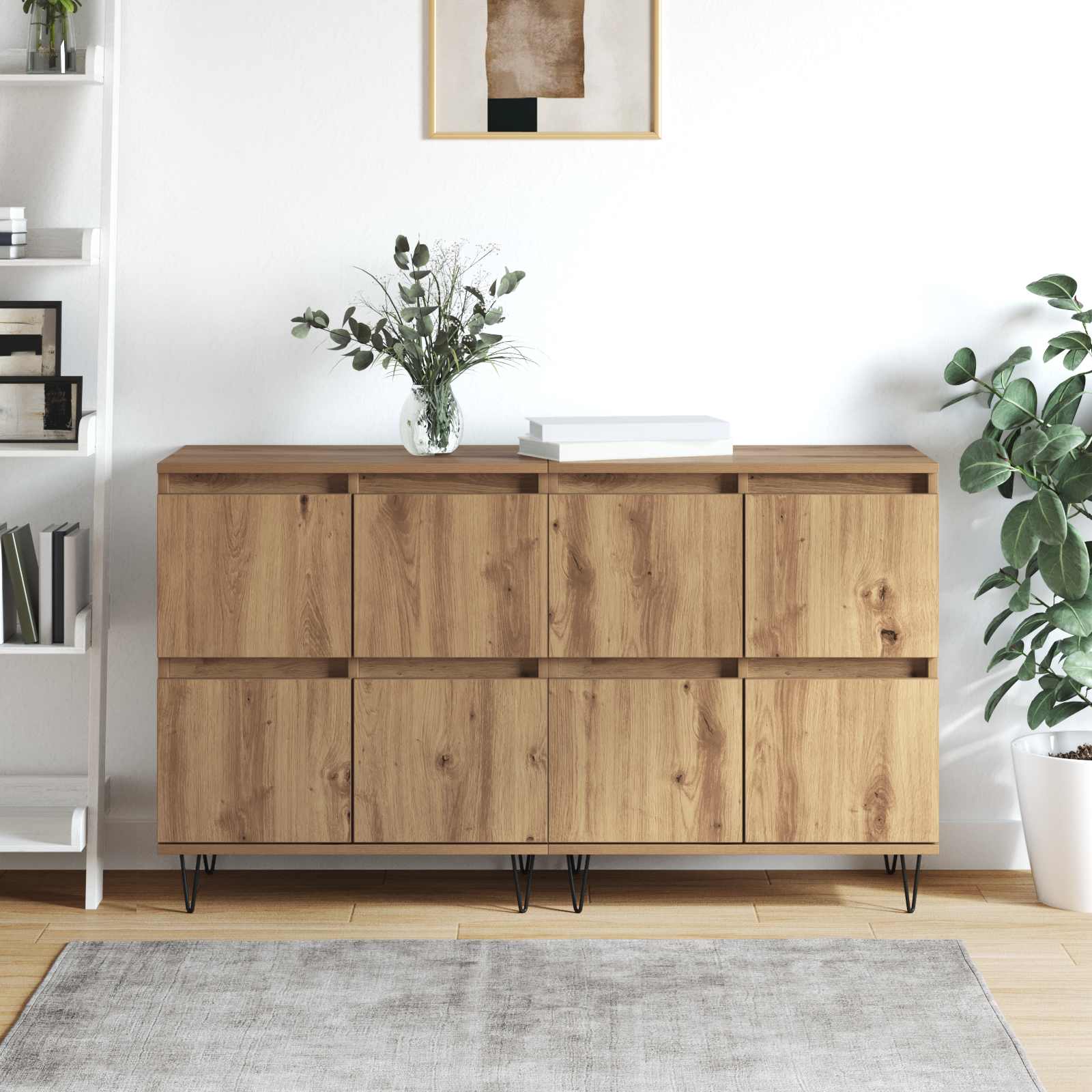 Buffets 2 pcs chêne artisanal - XIOS