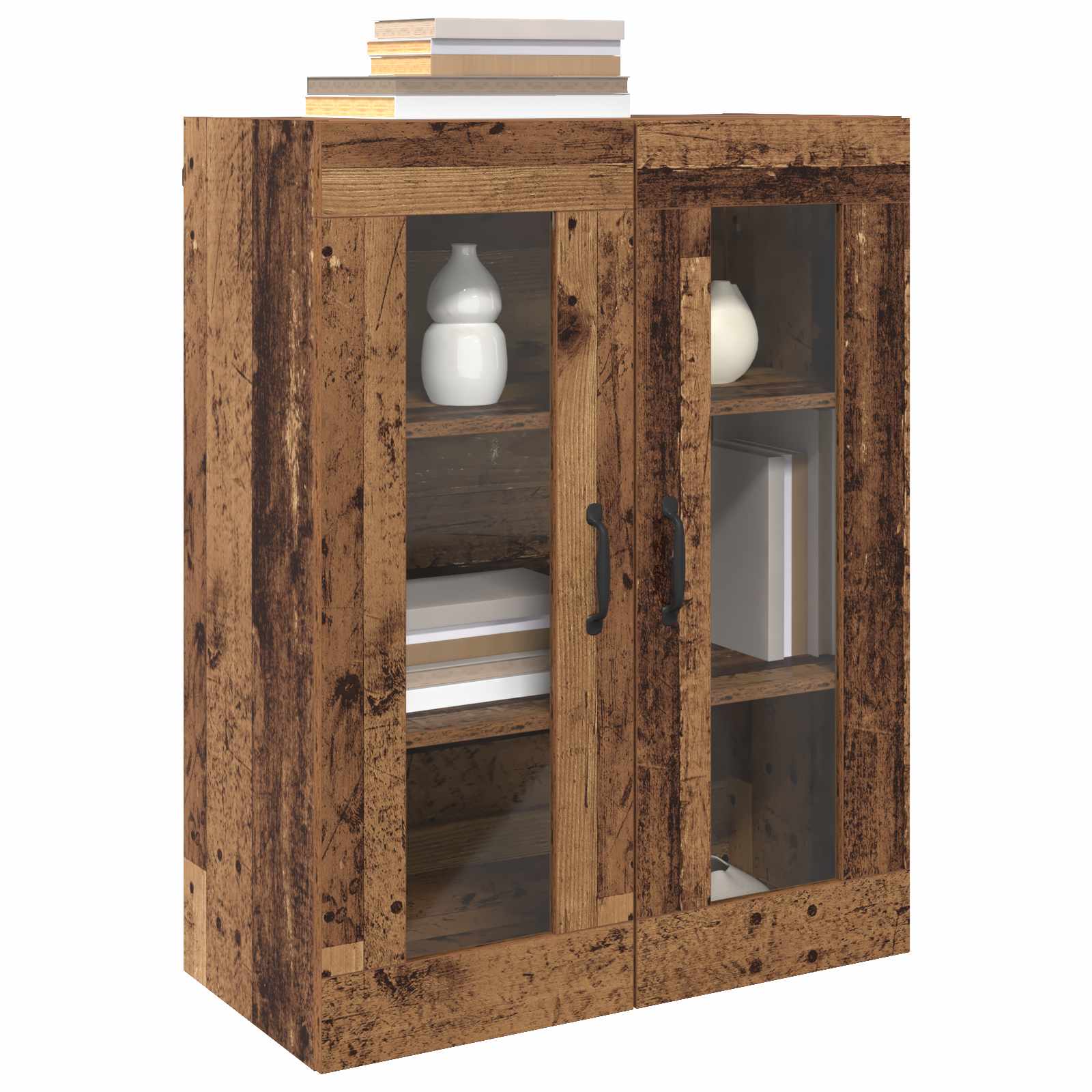 Armoires Murailles 2 pc Bois ancien 69,5 x 34 x 90 cm - XIOS