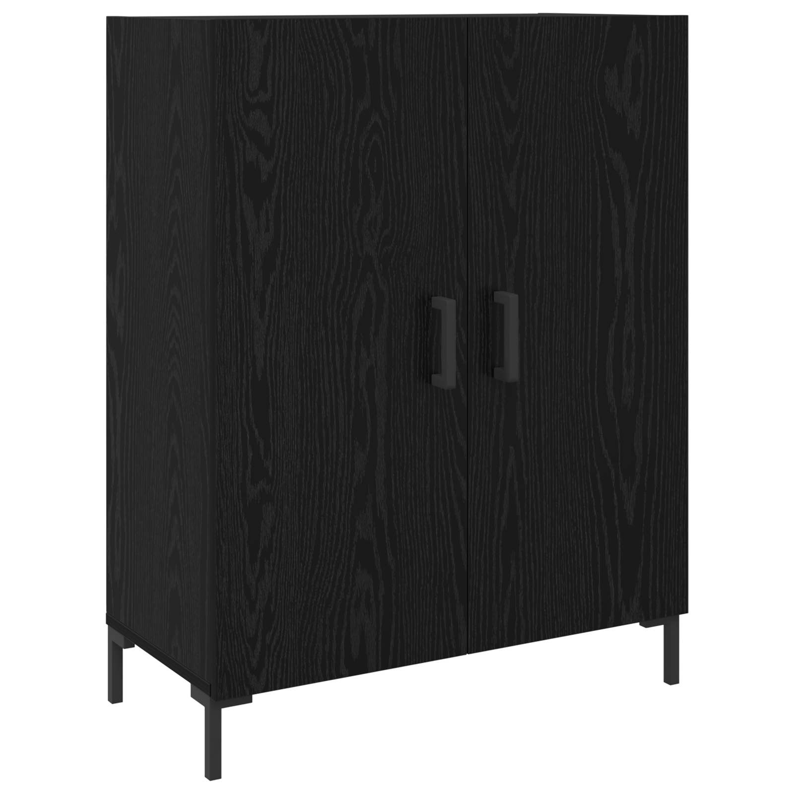 Haut Armoire Chêne noir 69,5 x 34 x 180 cm Bois d'ingénierie - XIOS