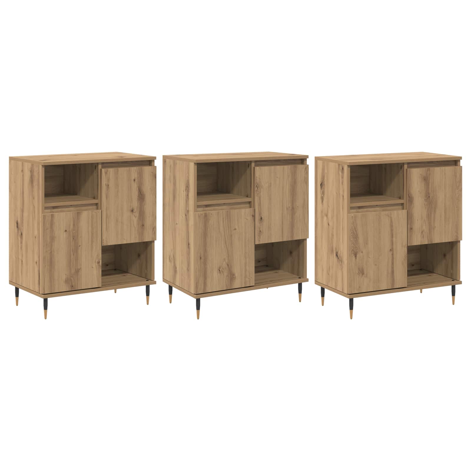 Buffets 3 pc Chêne artisanal - XIOS