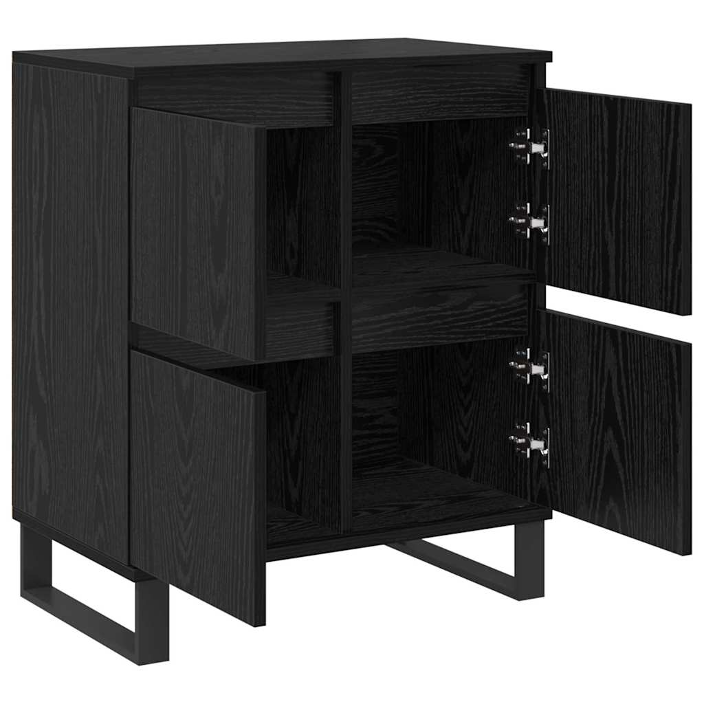 Buffets 2 pcs Chêne noir 120 x 35 x 70 cm Bois d'ingénierie - XIOS