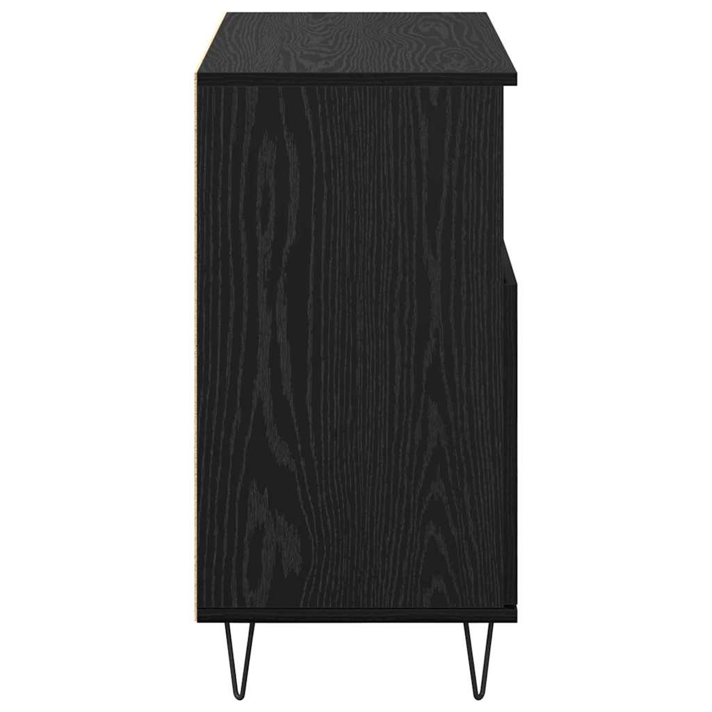 Buffets 2 pcs Chêne noir 120 x 35 x 70 cm Bois d'ingénierie - XIOS