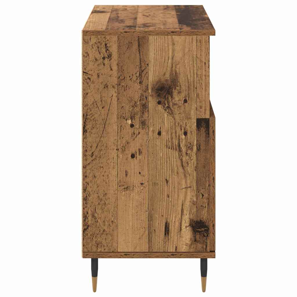 Buffets 2 pcs Bois ancien 120 x 35 x 70 cm Bois d'ingénierie - XIOS