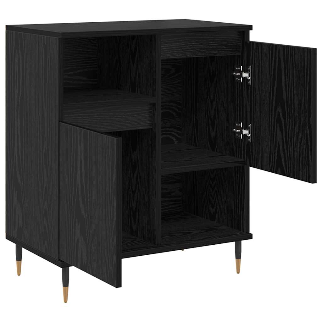 Buffets 2 pcs Chêne noir 120 x 35 x 70 cm Bois d'ingénierie - XIOS