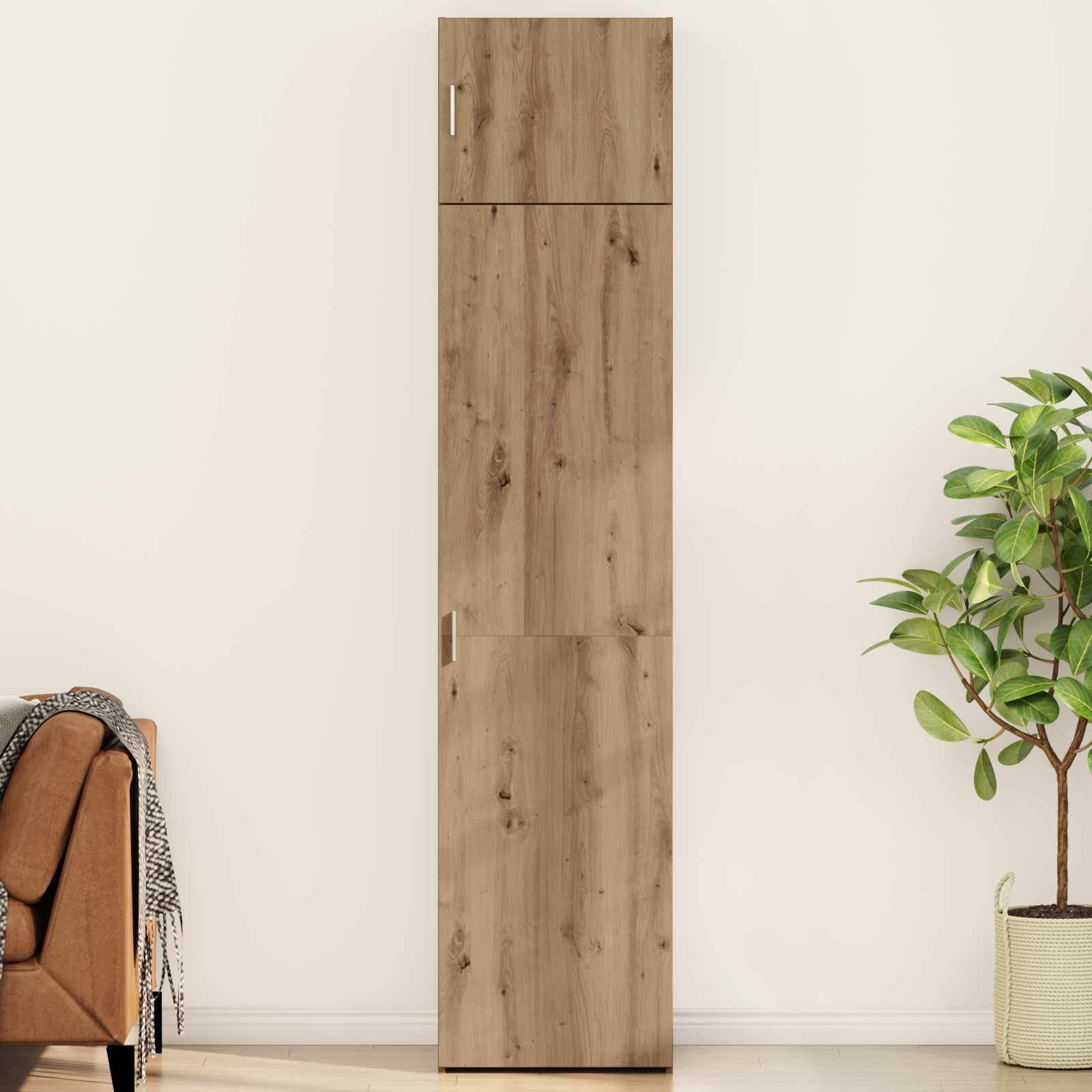 Buffet 2 pc Chêne artisanal 50 x 41 x 225 cm - XIOS