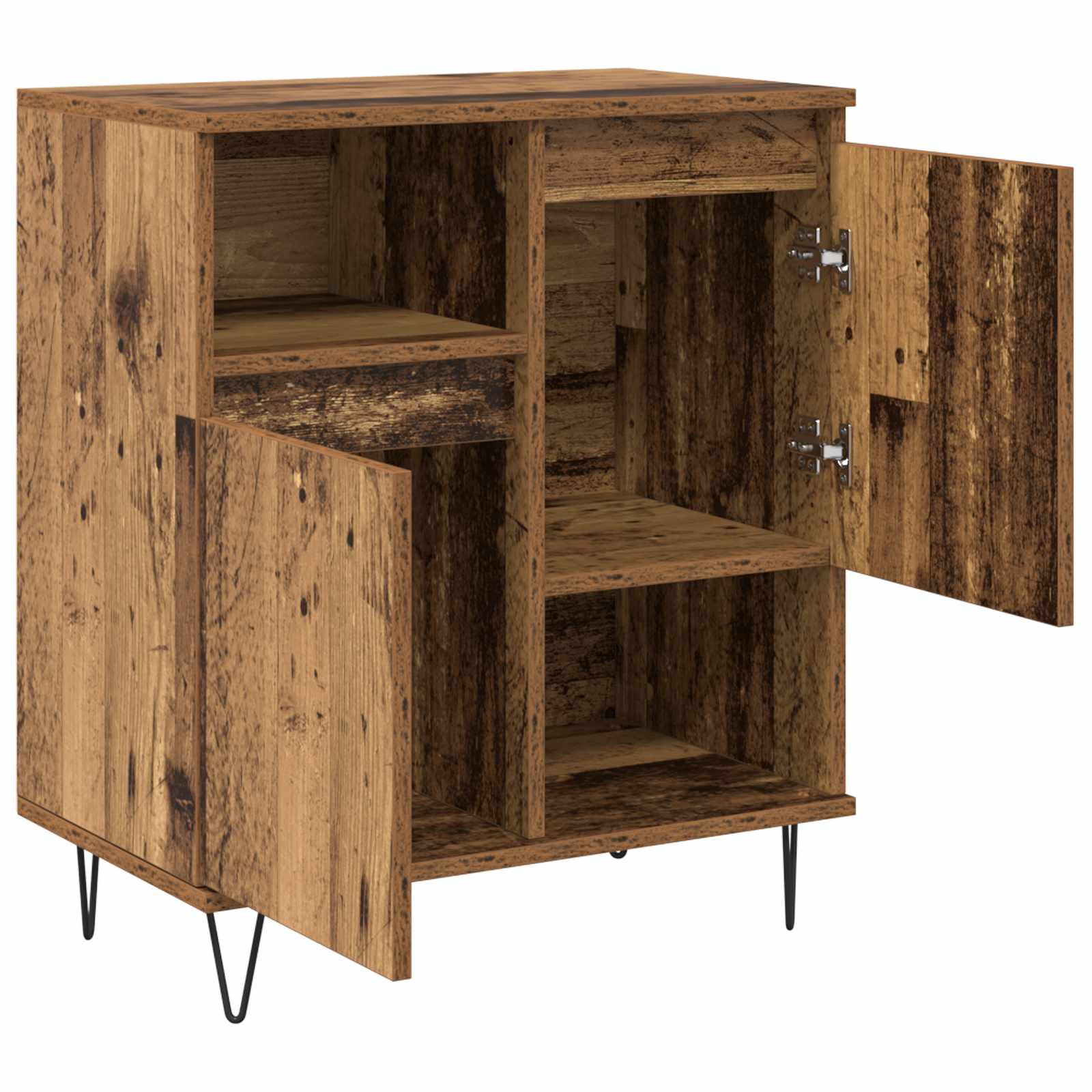 Buffet 3 pc Bois ancien 60 x 35 x 70 cm - XIOS