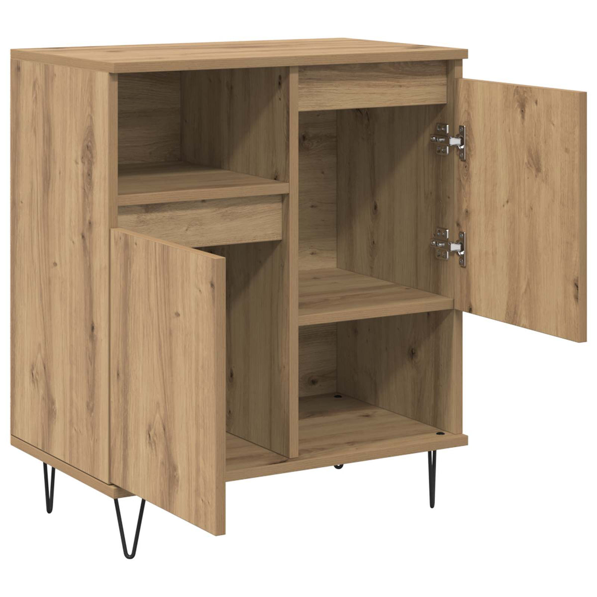 Buffet 3 pc Chêne artisanal 60 x 35 x 70 cm - XIOS