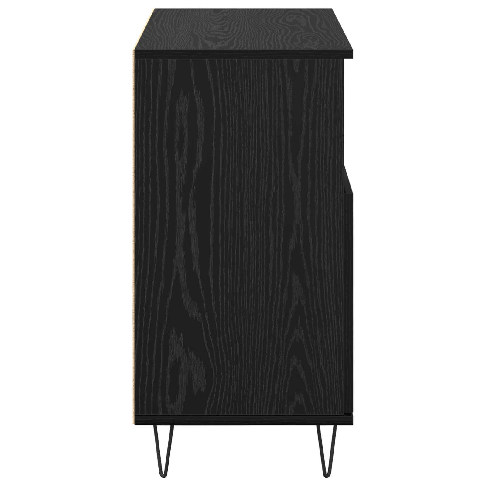 Buffet 3 pc Chêne noir 60 x 35 x 70 cm - XIOS