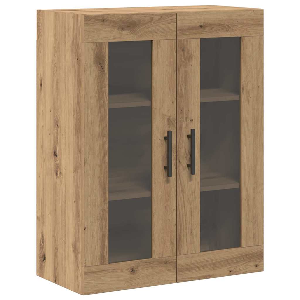 Armoires Murailles 2 pcs Chêne Artisan et noir - XIOS
