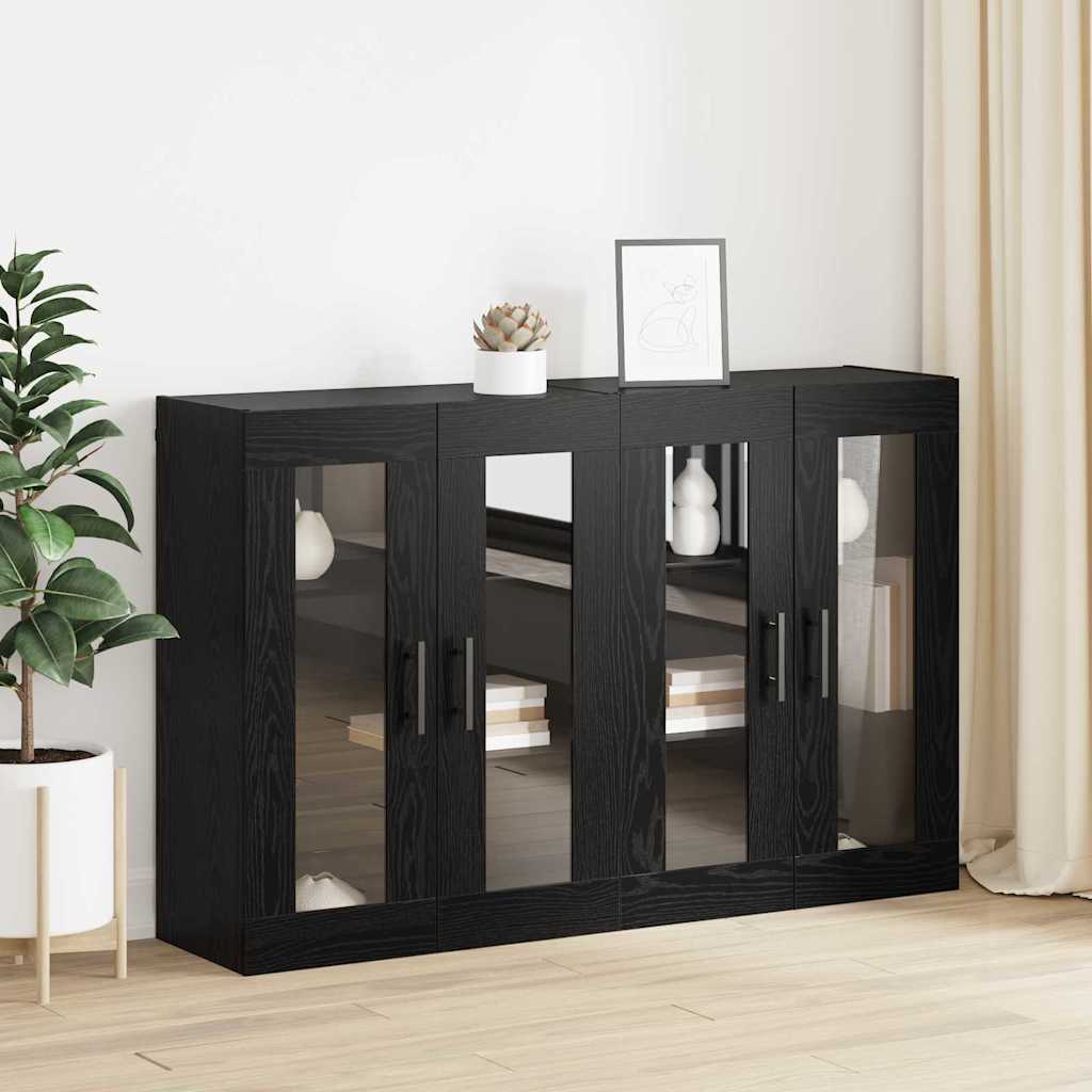 Armoires Murailles 2 pcs Chêne noir 69,5 x 34 x 90 cm - XIOS