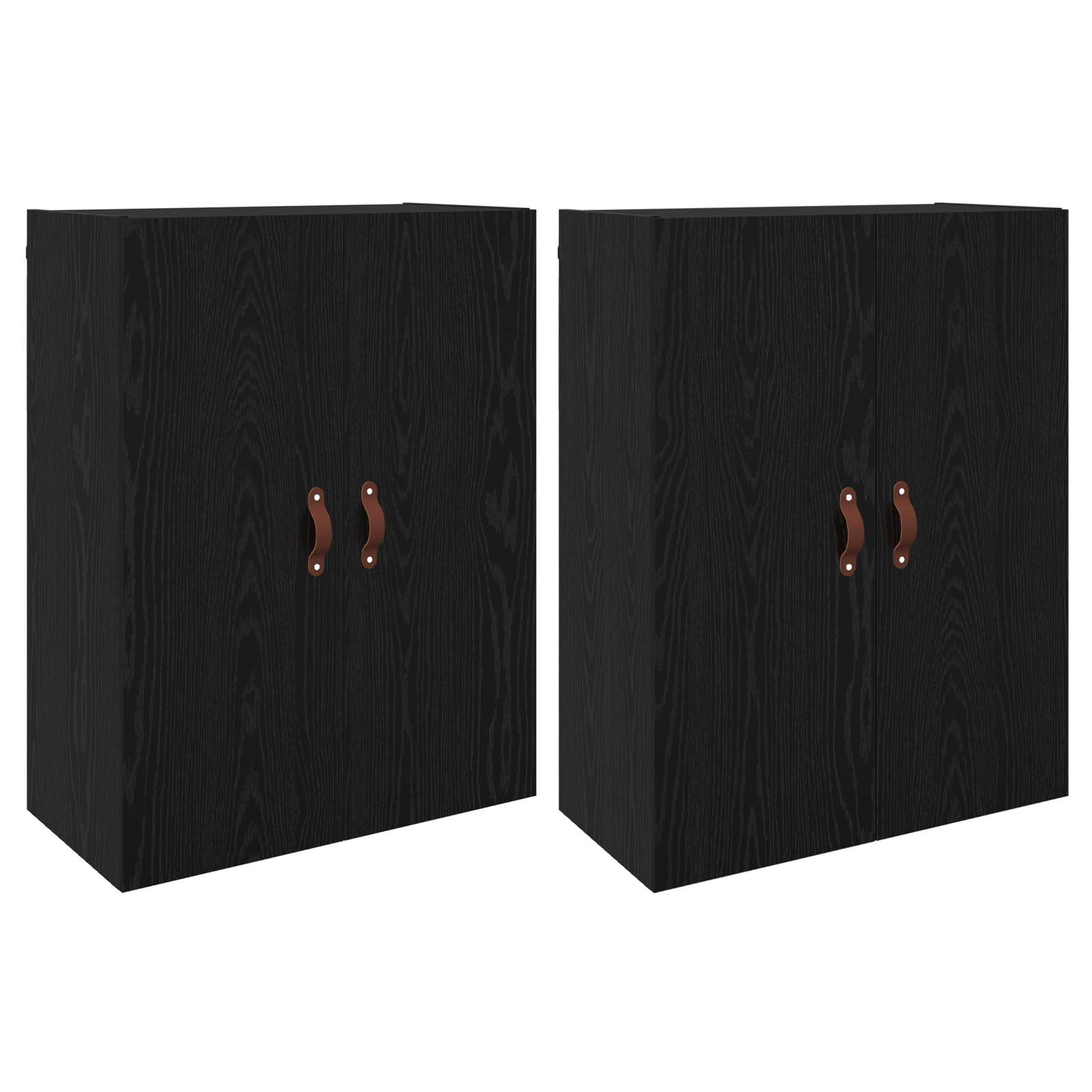 Armoire Murale Montage mural 2 pcs Chêne noir 69,5 x 34 x 90 cm - XIOS