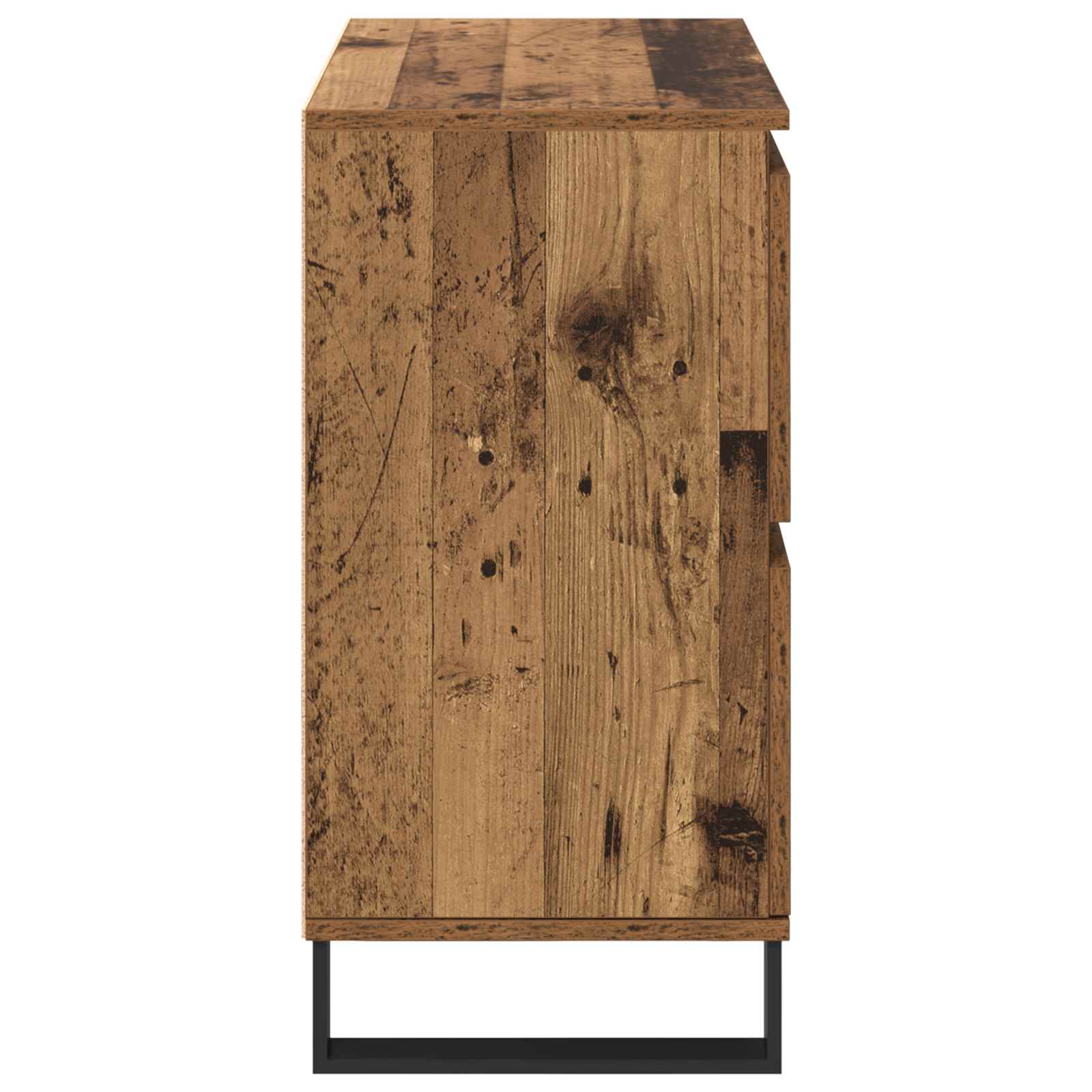 Buffet 3 pc Bois ancien 60 x 35 x 70 cm - XIOS