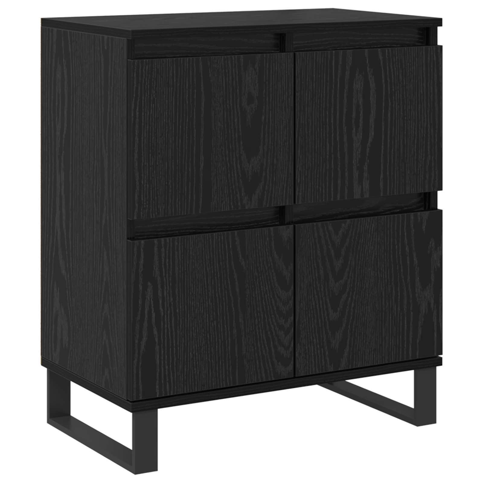 Buffet 3 pc Chêne noir 60 x 35 x 70 cm - XIOS