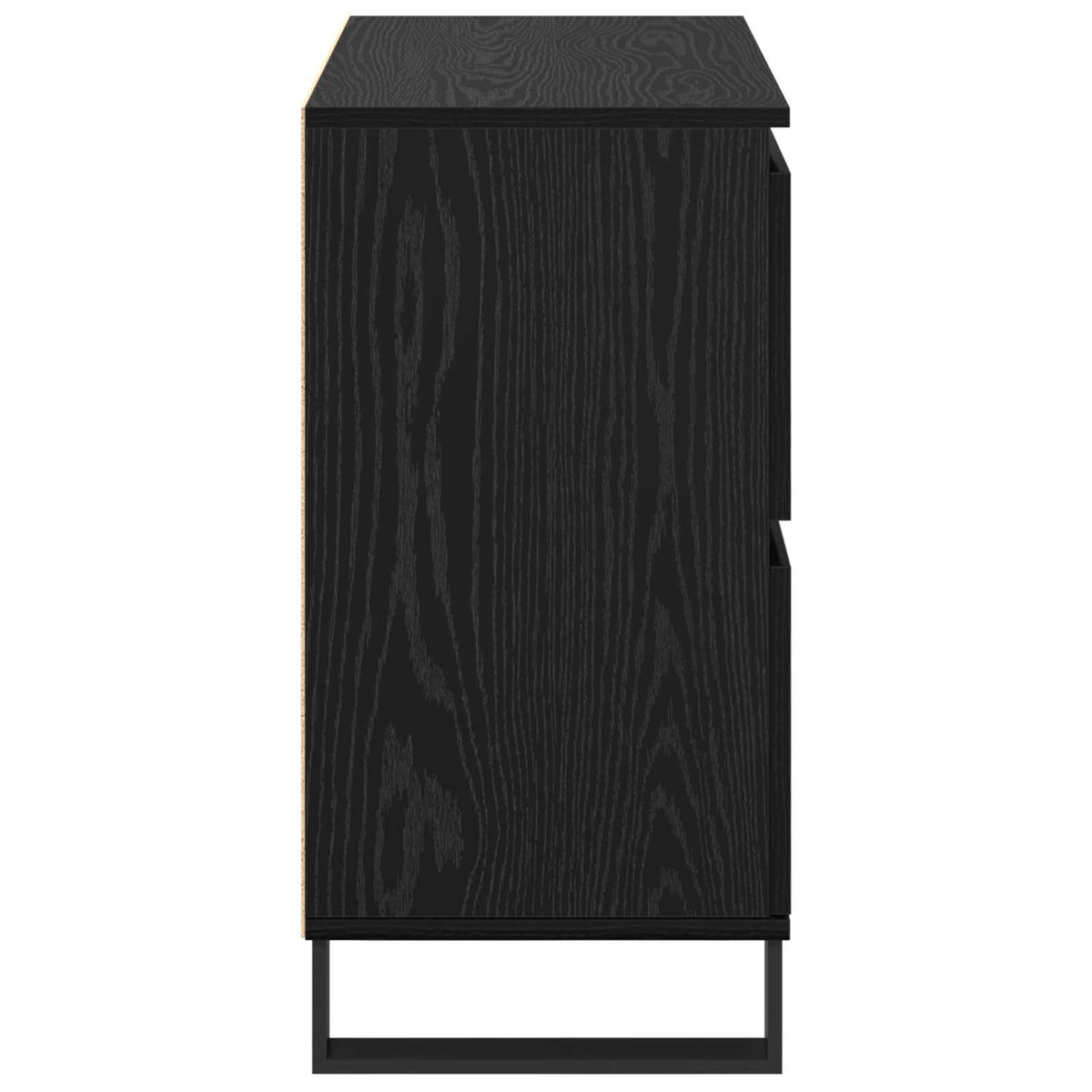 Buffet 3 pc Chêne noir 60 x 35 x 70 cm - XIOS
