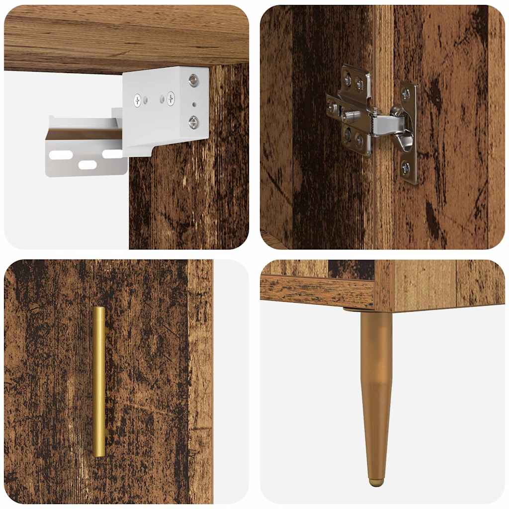 Haut Armoire Bois ancien 69,5 x 34 x 180 cm Bois d'ingénierie - XIOS