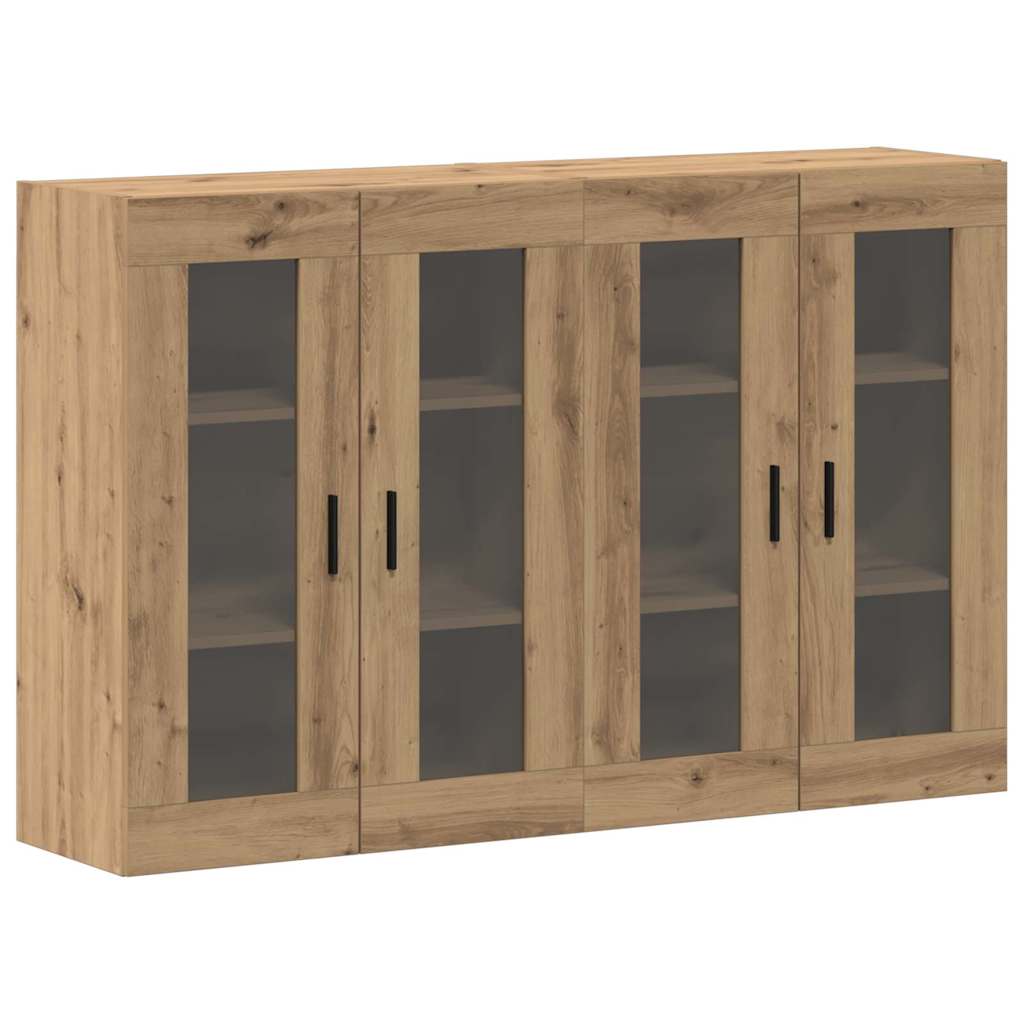Armoires Murailles 2 pc chêne artisanal 69,5 x 34 x 90 cm - XIOS