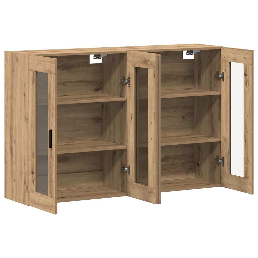 Armoires Murailles 2 pc chêne artisanal 69,5 x 34 x 90 cm - XIOS