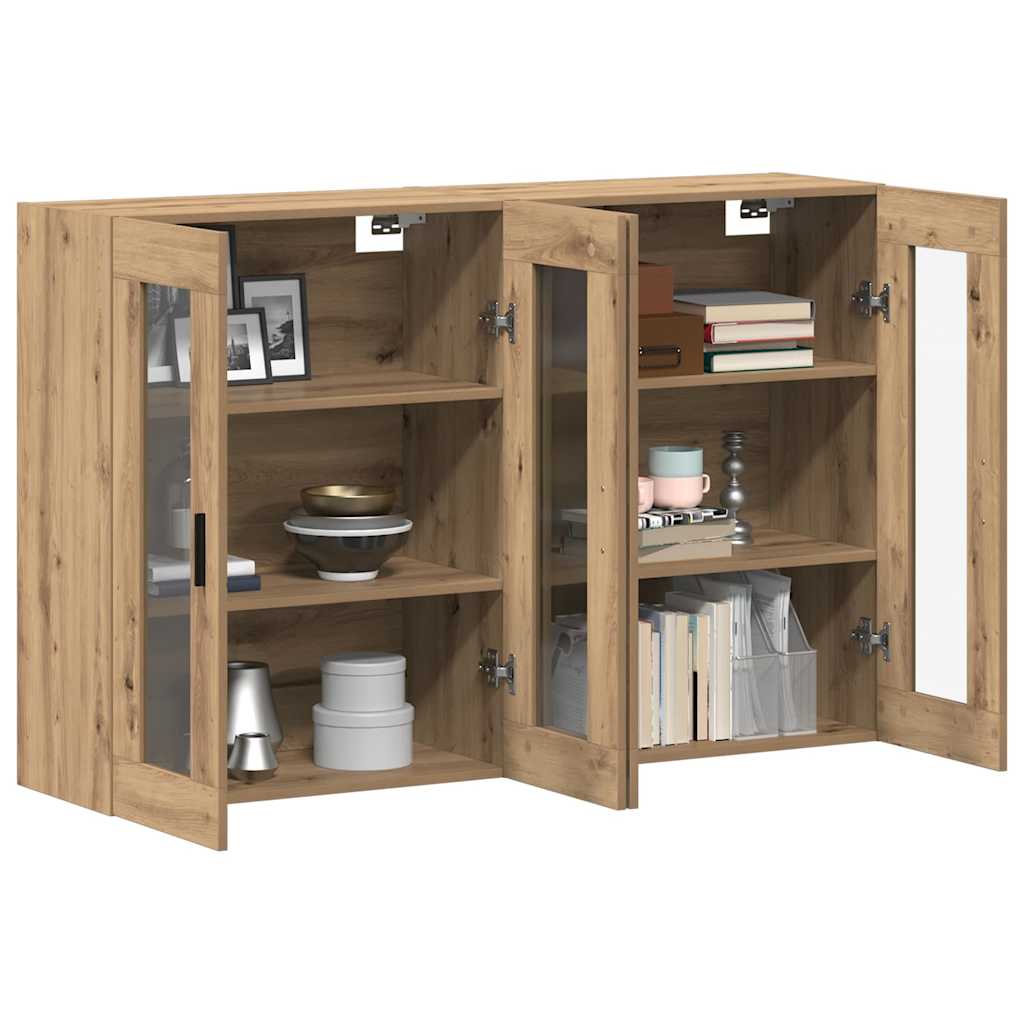 Armoires Murailles 2 pc chêne artisanal 69,5 x 34 x 90 cm - XIOS