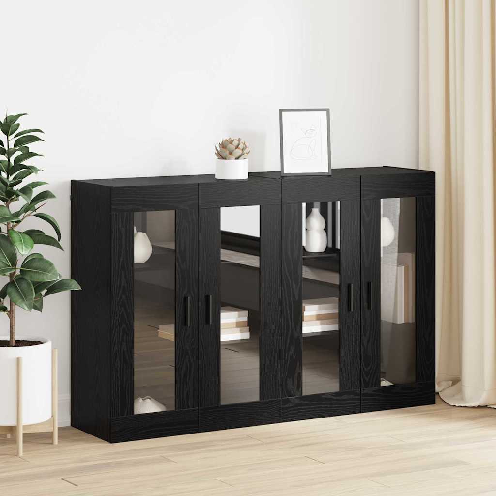 Armoires Murailles 2 pcs Chêne noir 69,5 x 34 x 90 cm - XIOS