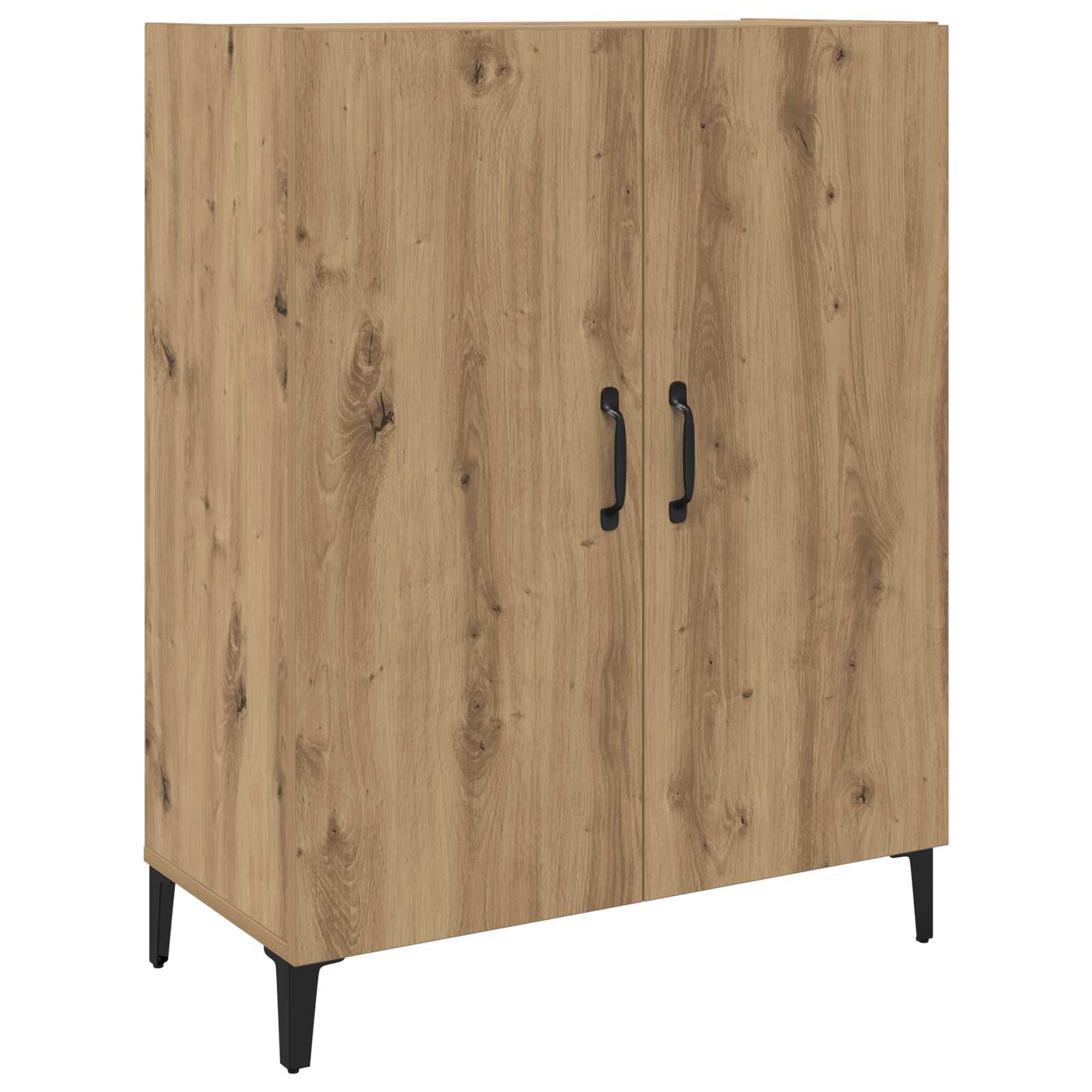 Haut Armoire 2 pcs Chêne artisanal Bois d'ingénierie - XIOS