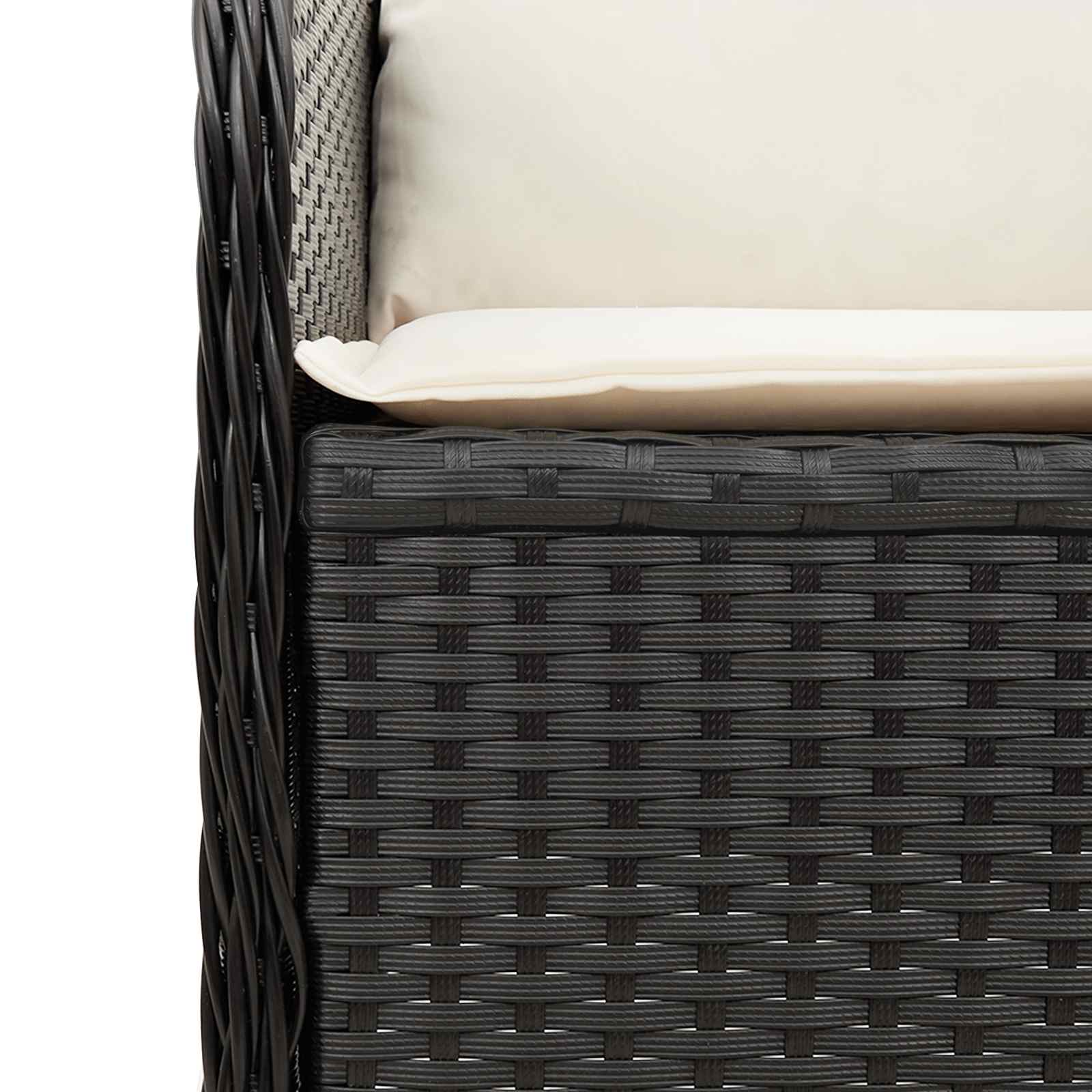 Banc de jardin Noir polyrotin - XIOS