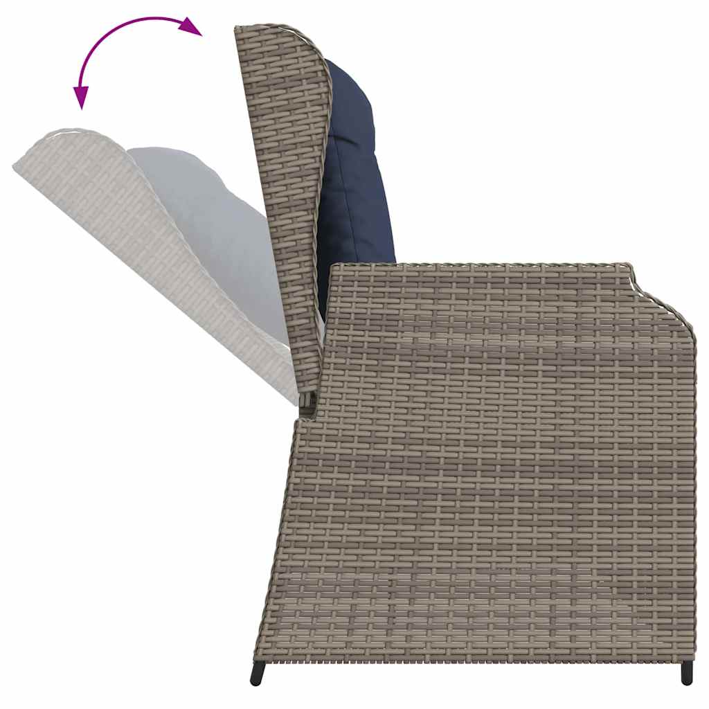 Banc de jardin Gris polyrotin - XIOS