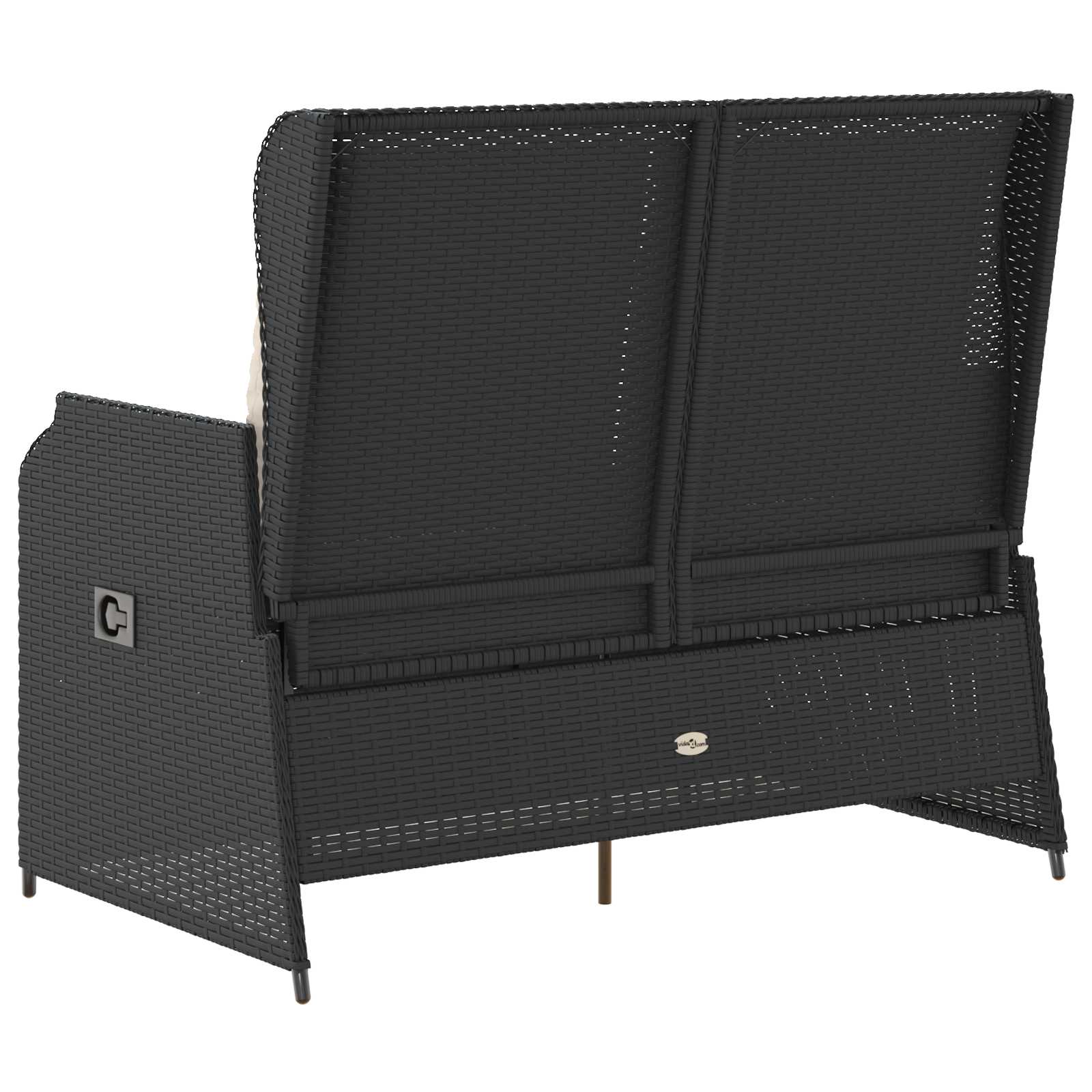 Banc de jardin Noir polyrotin - XIOS