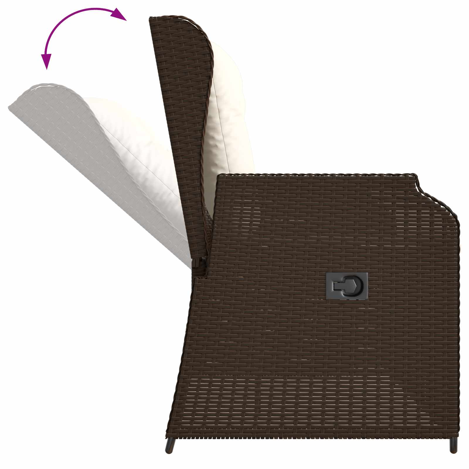 Banc de jardin Marron polyrotin - XIOS