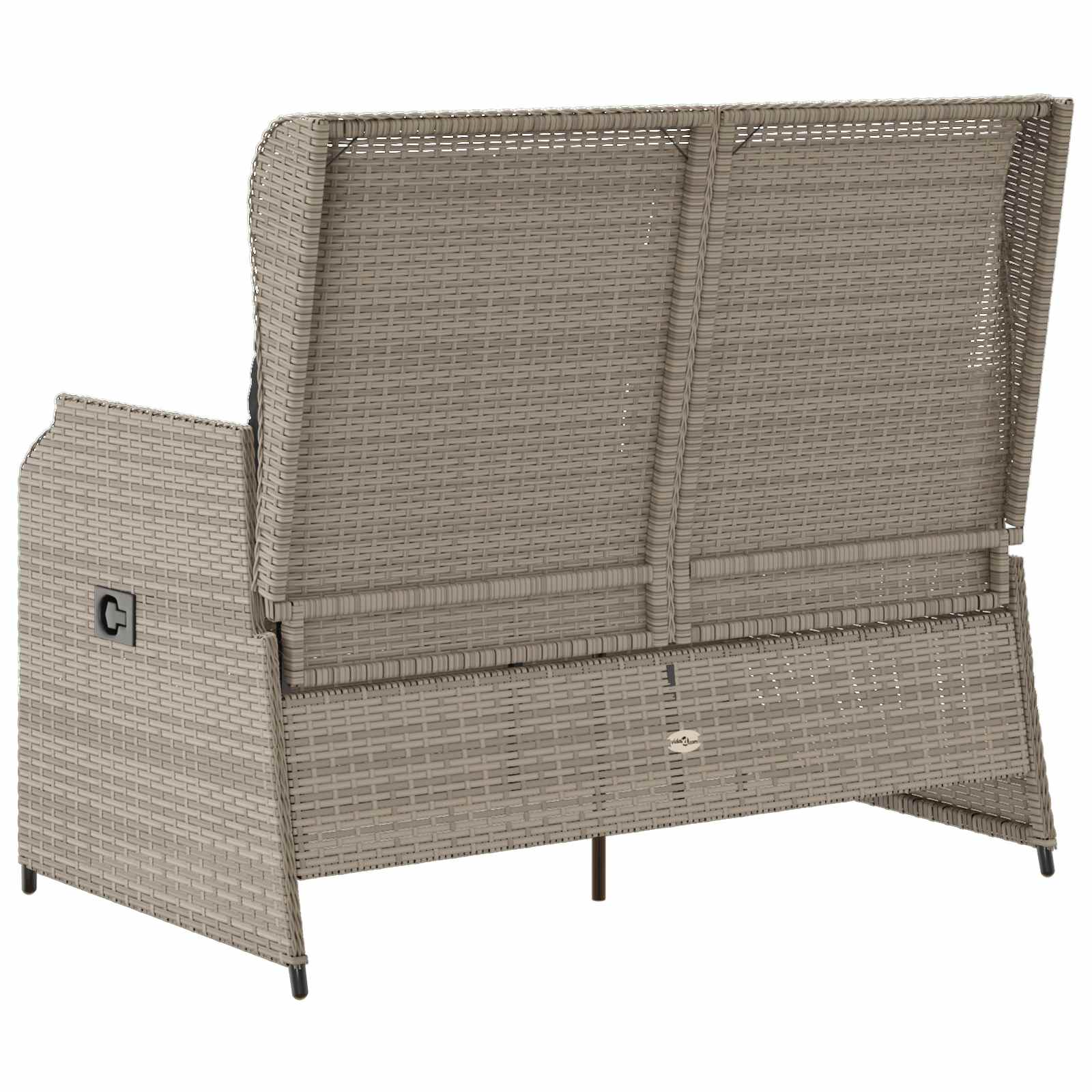 Banc de jardin Gris clair polyrotin - XIOS