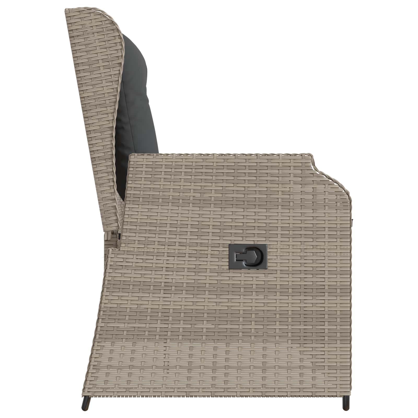 Banc de jardin Gris clair polyrotin - XIOS