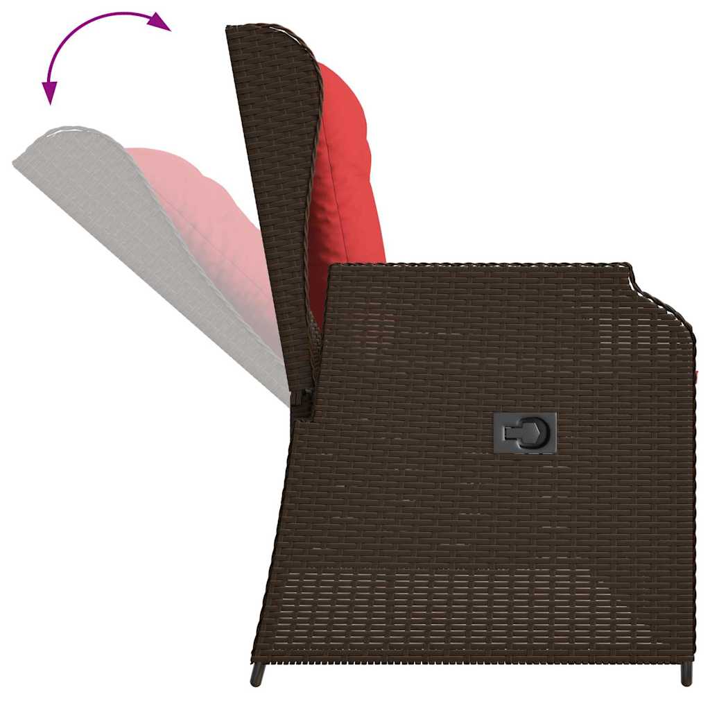 Banc de jardin Marron polyrotin - XIOS