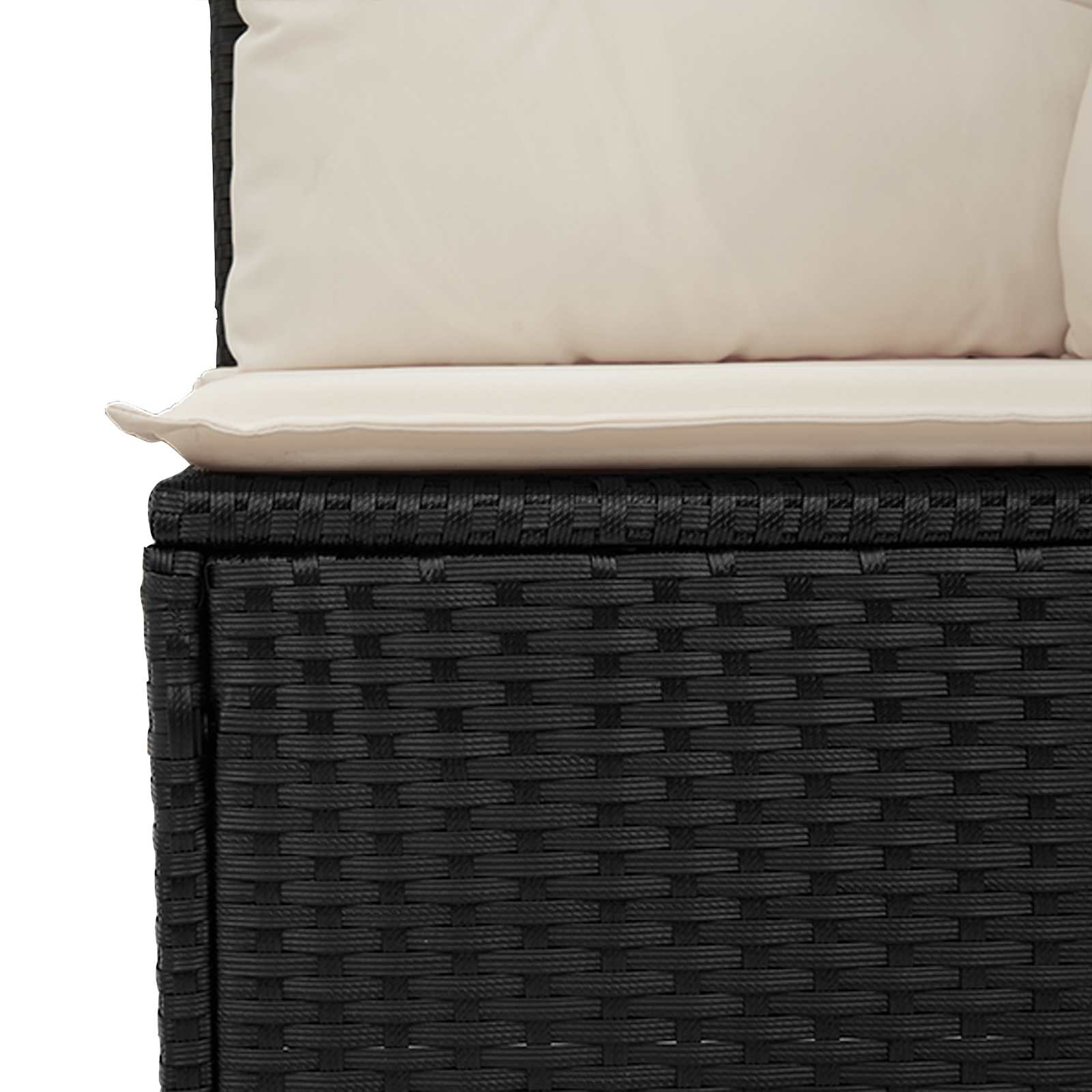 Banc de jardin Noir polyrotin - XIOS