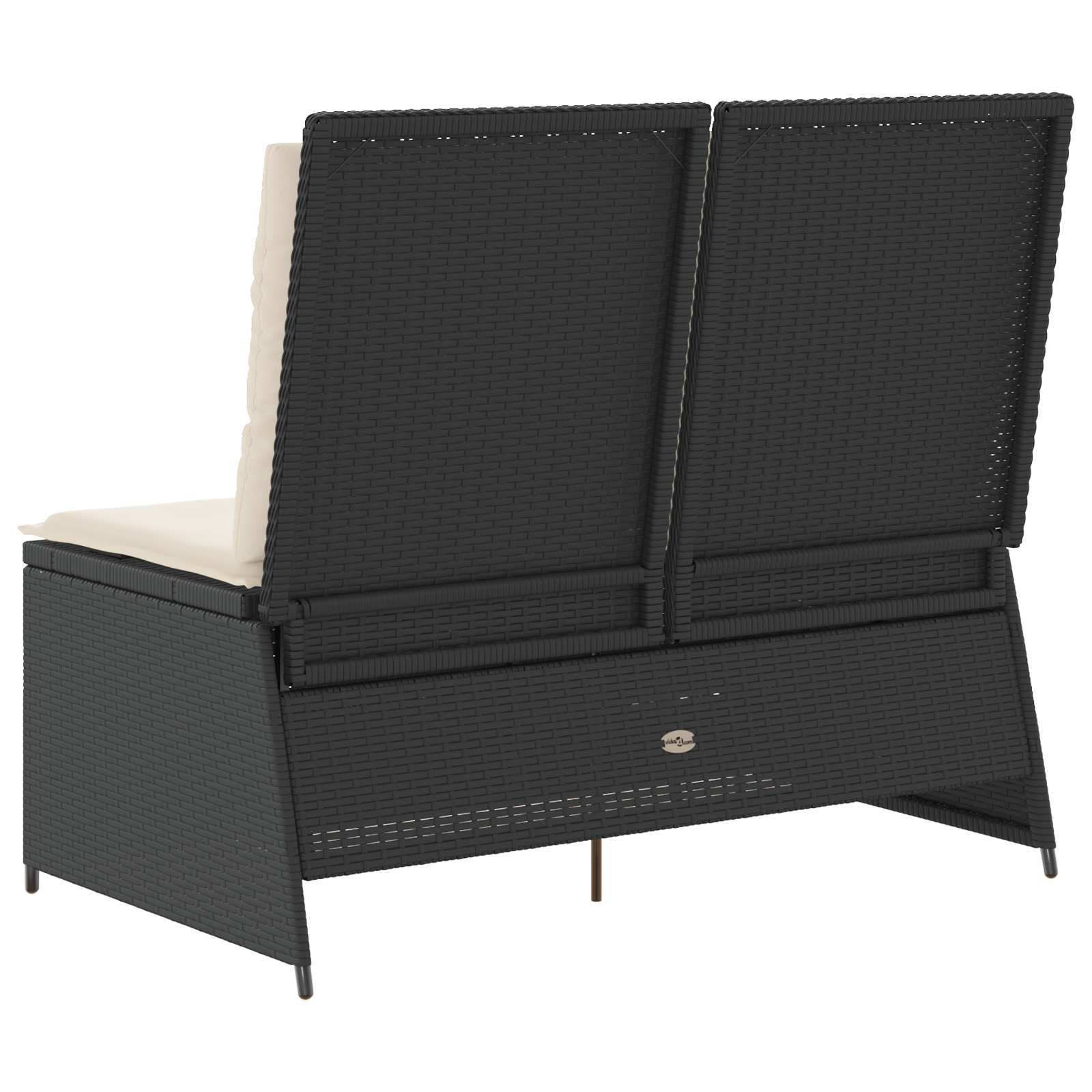 Banc de jardin Noir polyrotin - XIOS