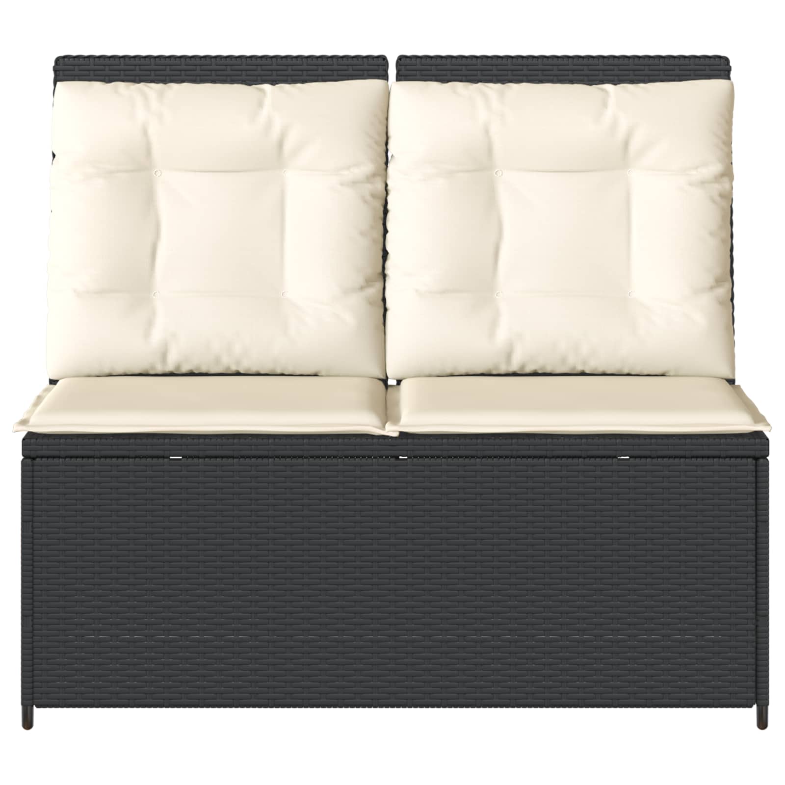 Banc de jardin Noir polyrotin - XIOS