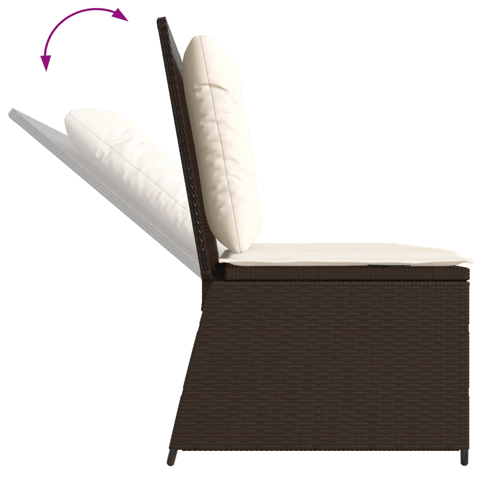 Banc de jardin Marron polyrotin - XIOS
