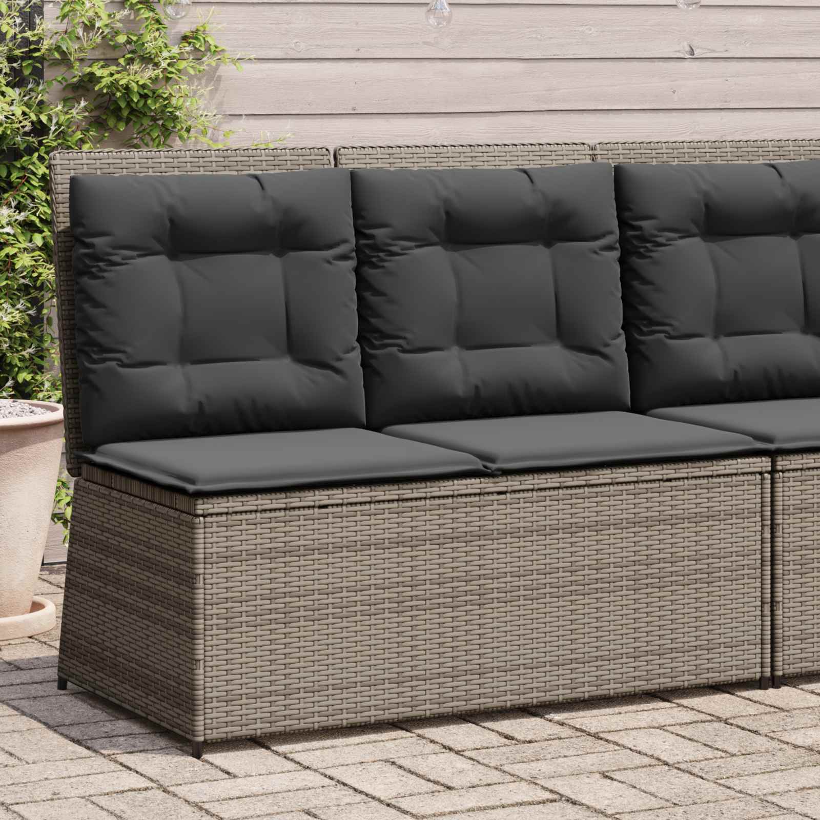 Banc de jardin Gris polyrotin - XIOS