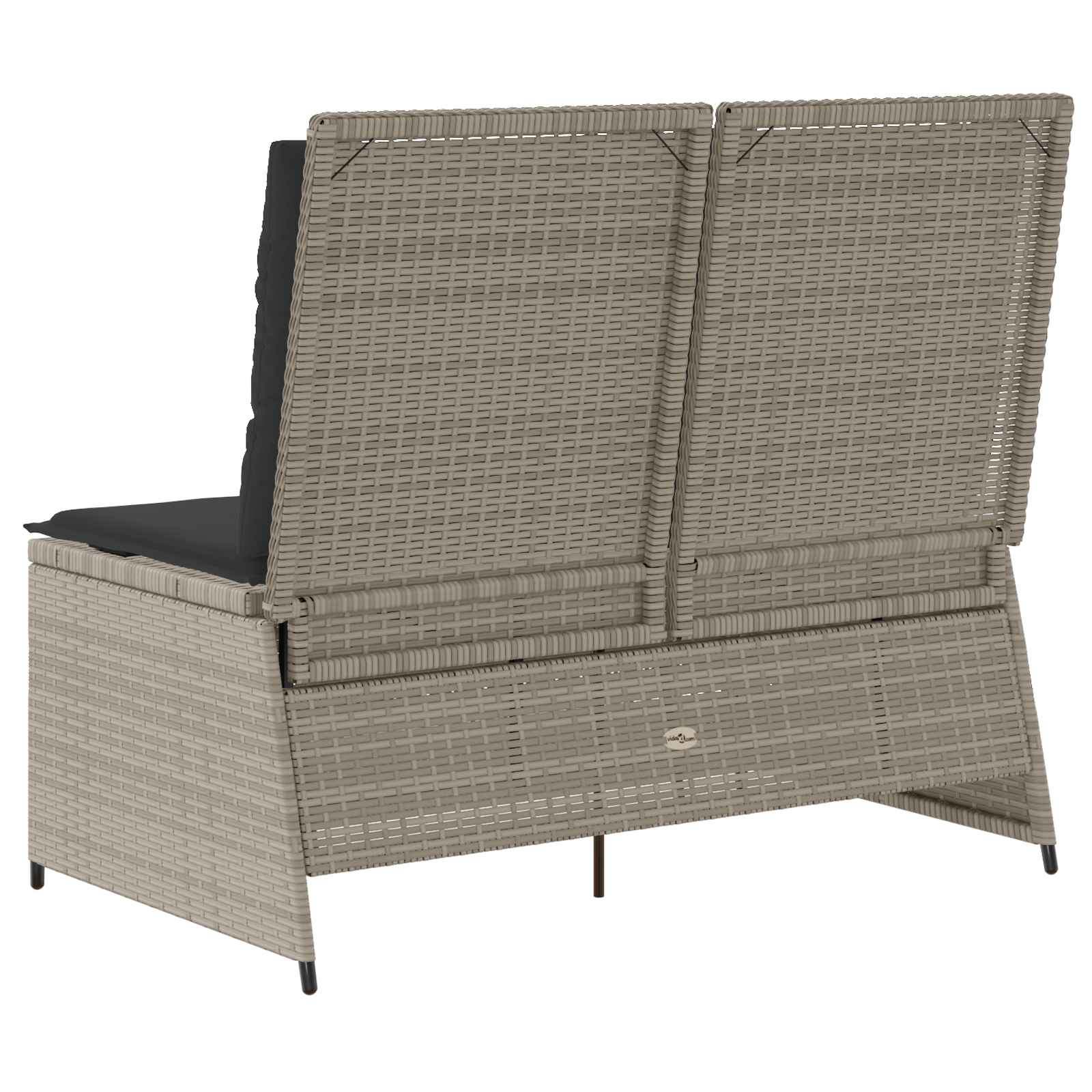 Banc de jardin Gris clair polyrotin - XIOS