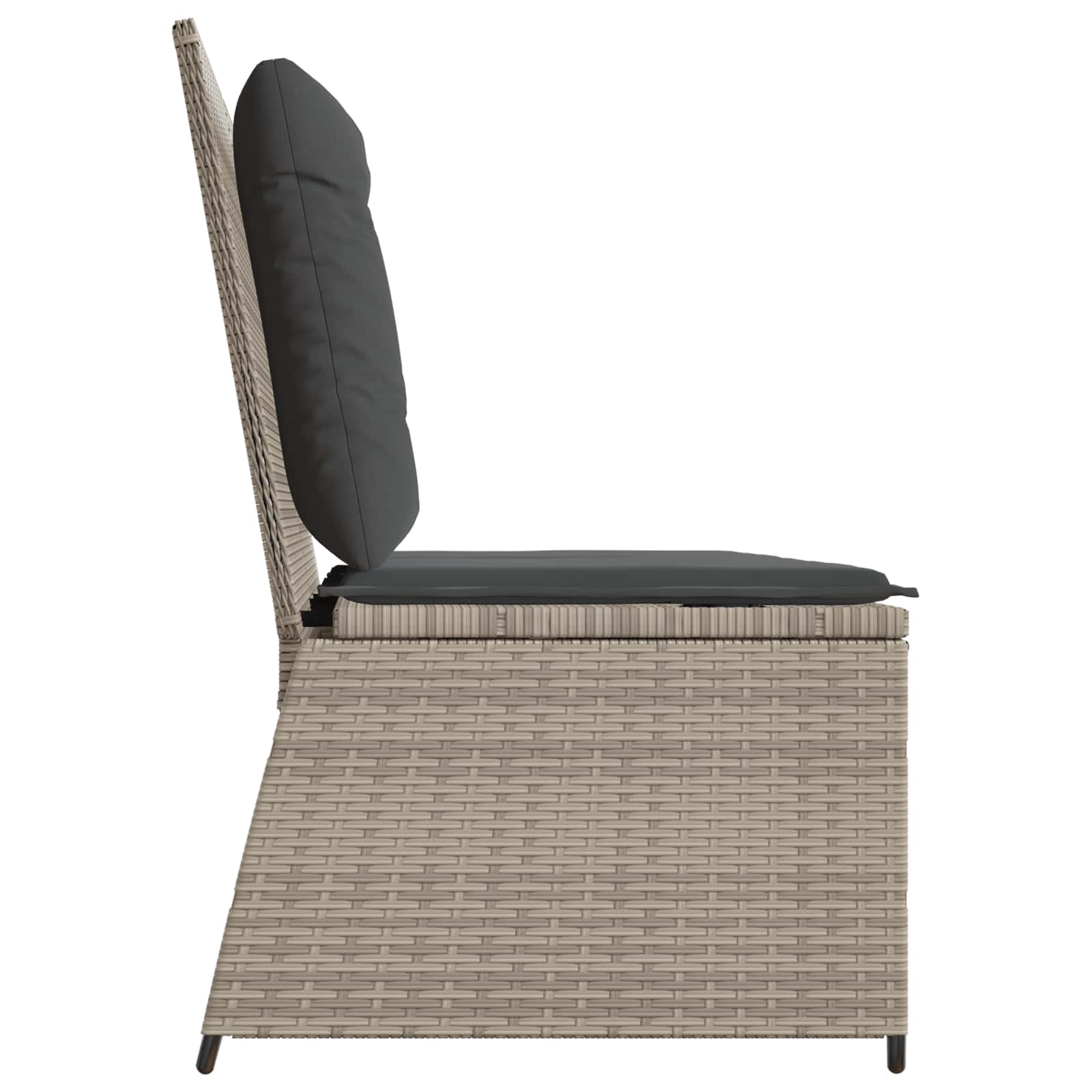 Banc de jardin Gris clair polyrotin - XIOS