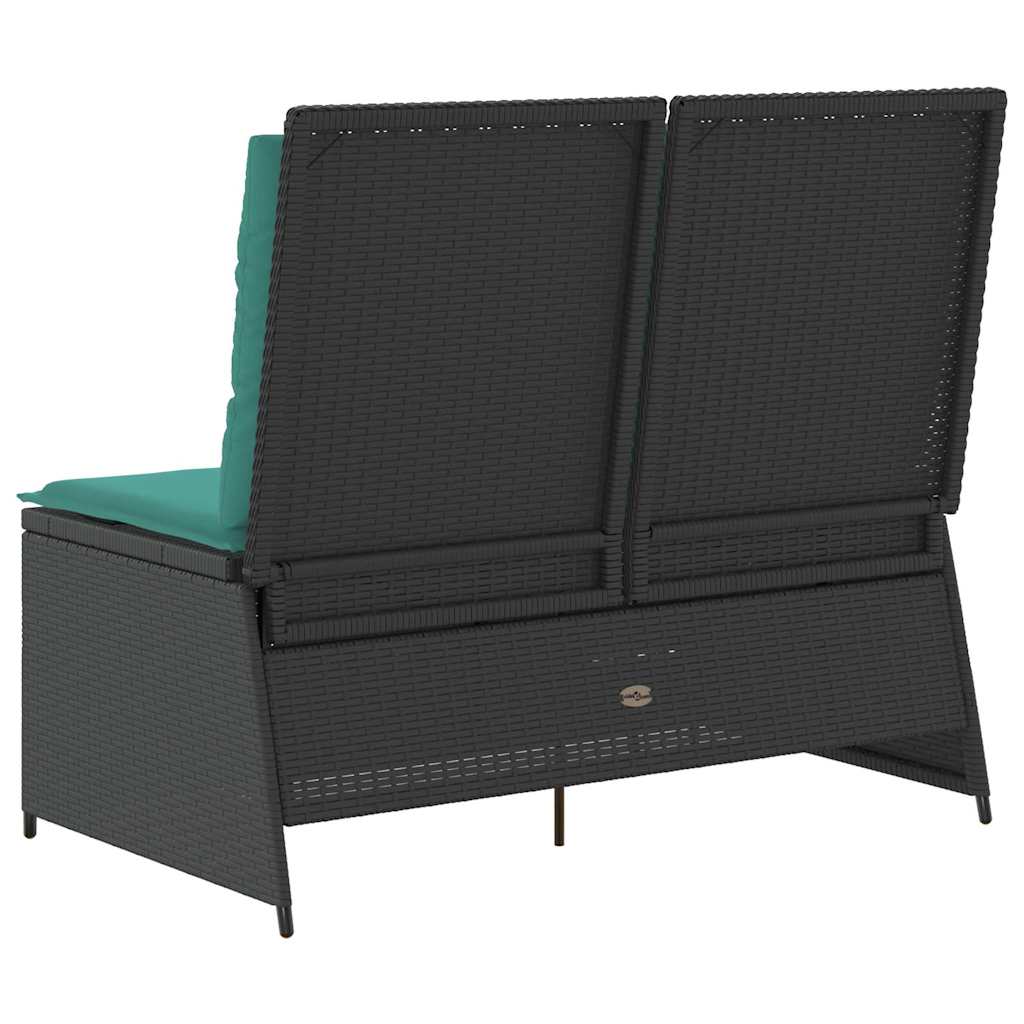 Banc de jardin Noir polyrotin - XIOS