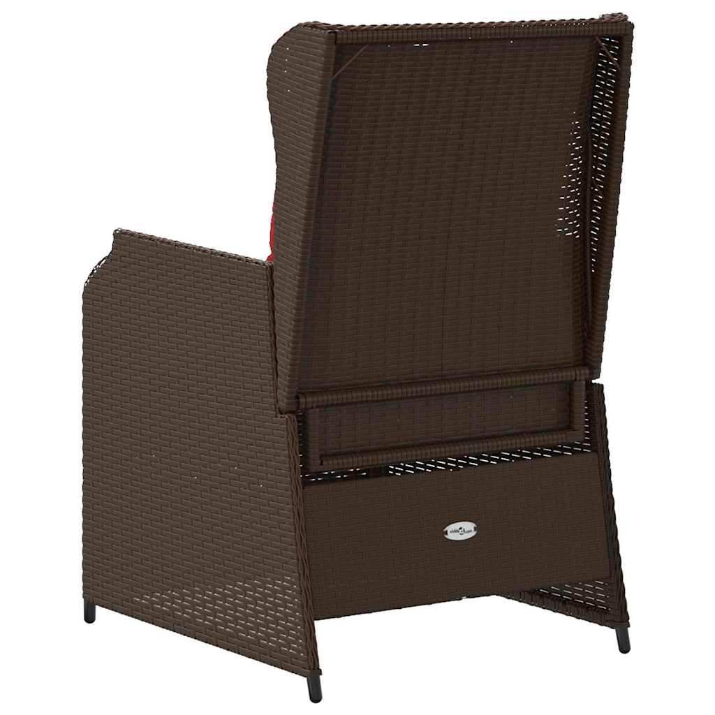 Banc de jardin 2 pcs Marron polyrotin - XIOS