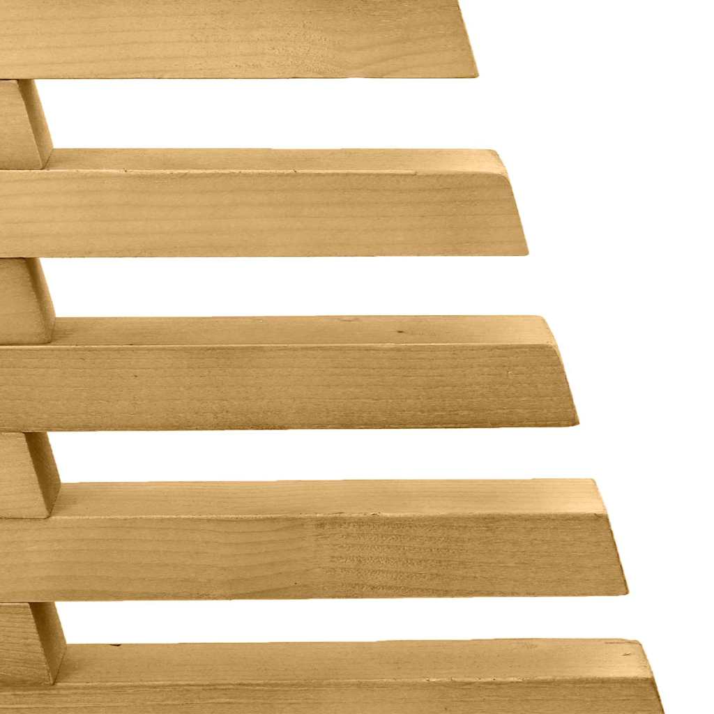 Arbre de Noël en bois Marron 90 cm Bois massif en pin - XIOS