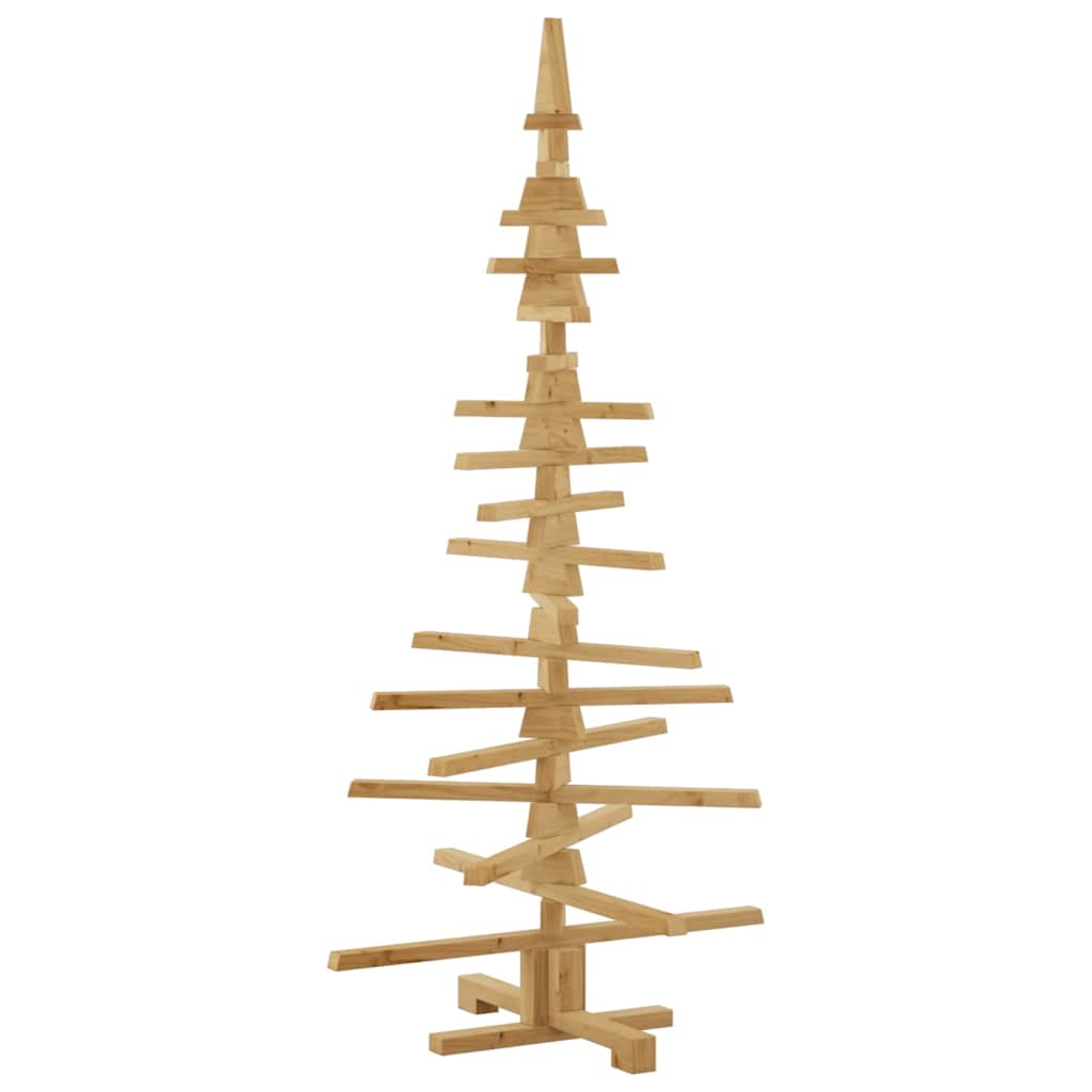 Arbre de Noël en bois Marron 150 cm Bois massif en pin - XIOS