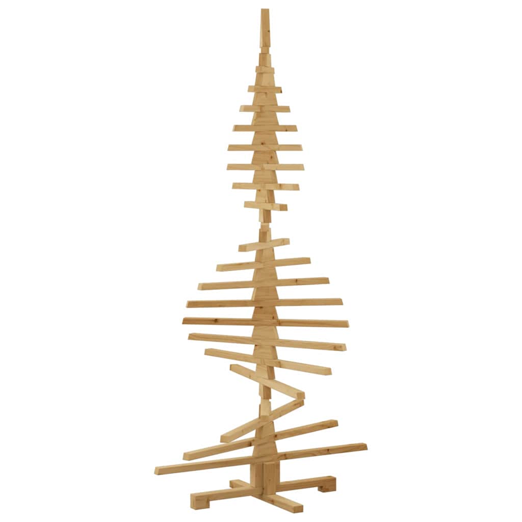 Arbre de Noël en bois Marron 180 cm Bois massif en pin - XIOS