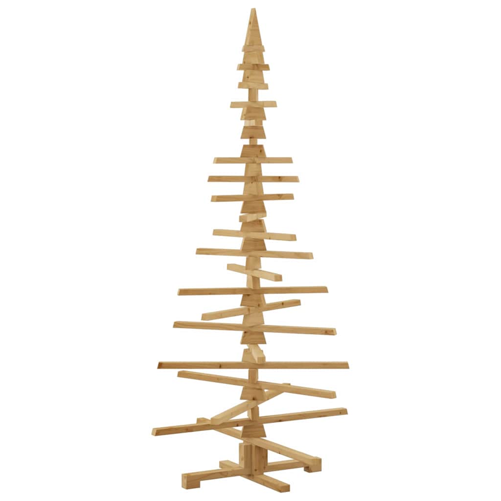 Arbre de Noël en bois Marron 180 cm Bois massif en pin - XIOS